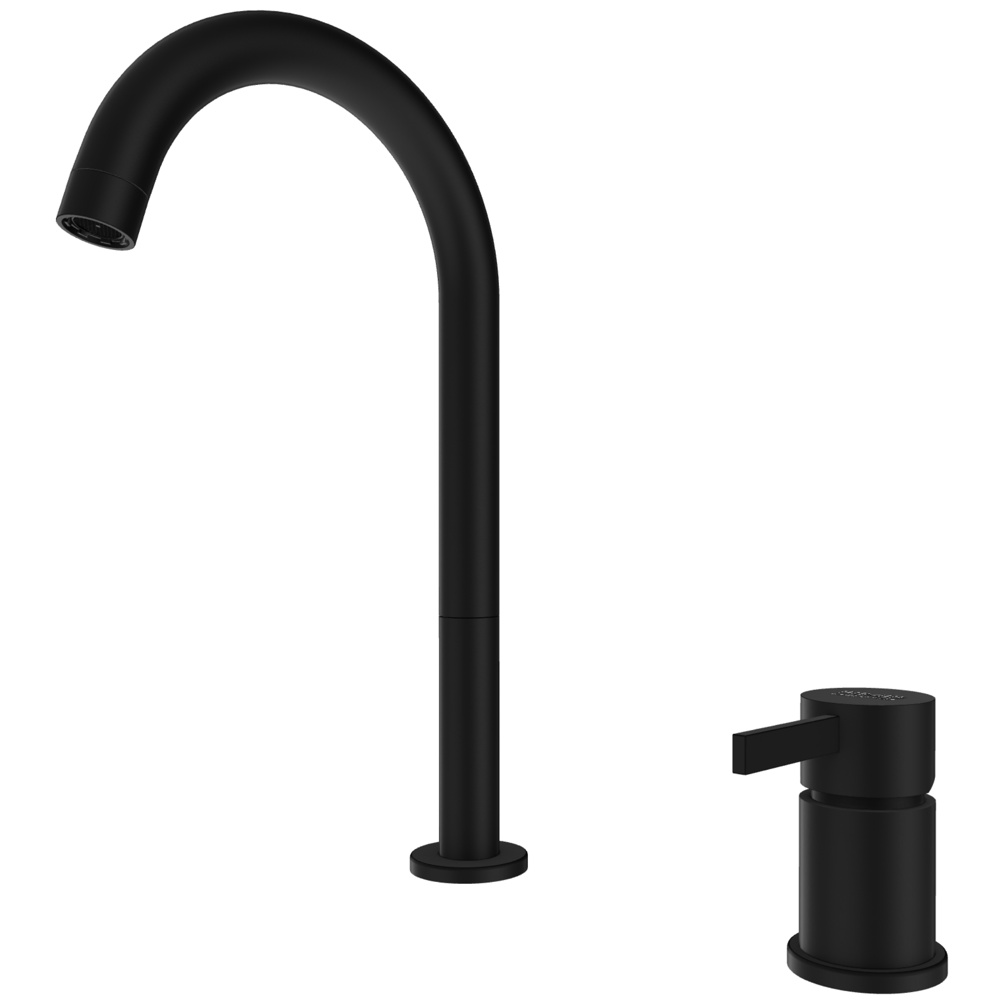 Смеситель для раковины Remer Metrica MC57LNO, черный матовый