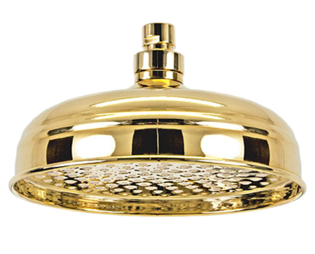 Верхний душ с шарнирным соединением 20 см Remer 359B20DOX, золото глянцевое