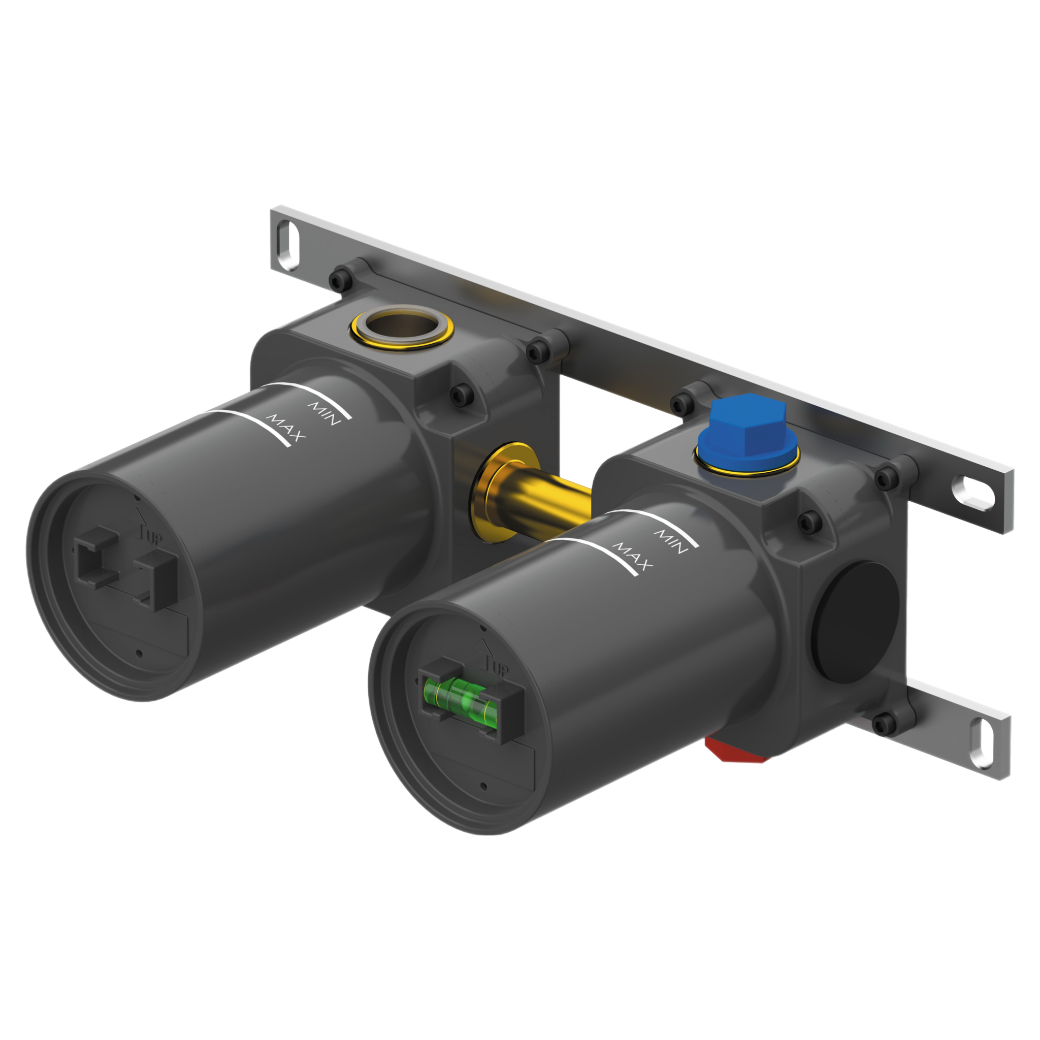 Скрытая часть горизонтальная на 2 выхода Remer WBOX92Z