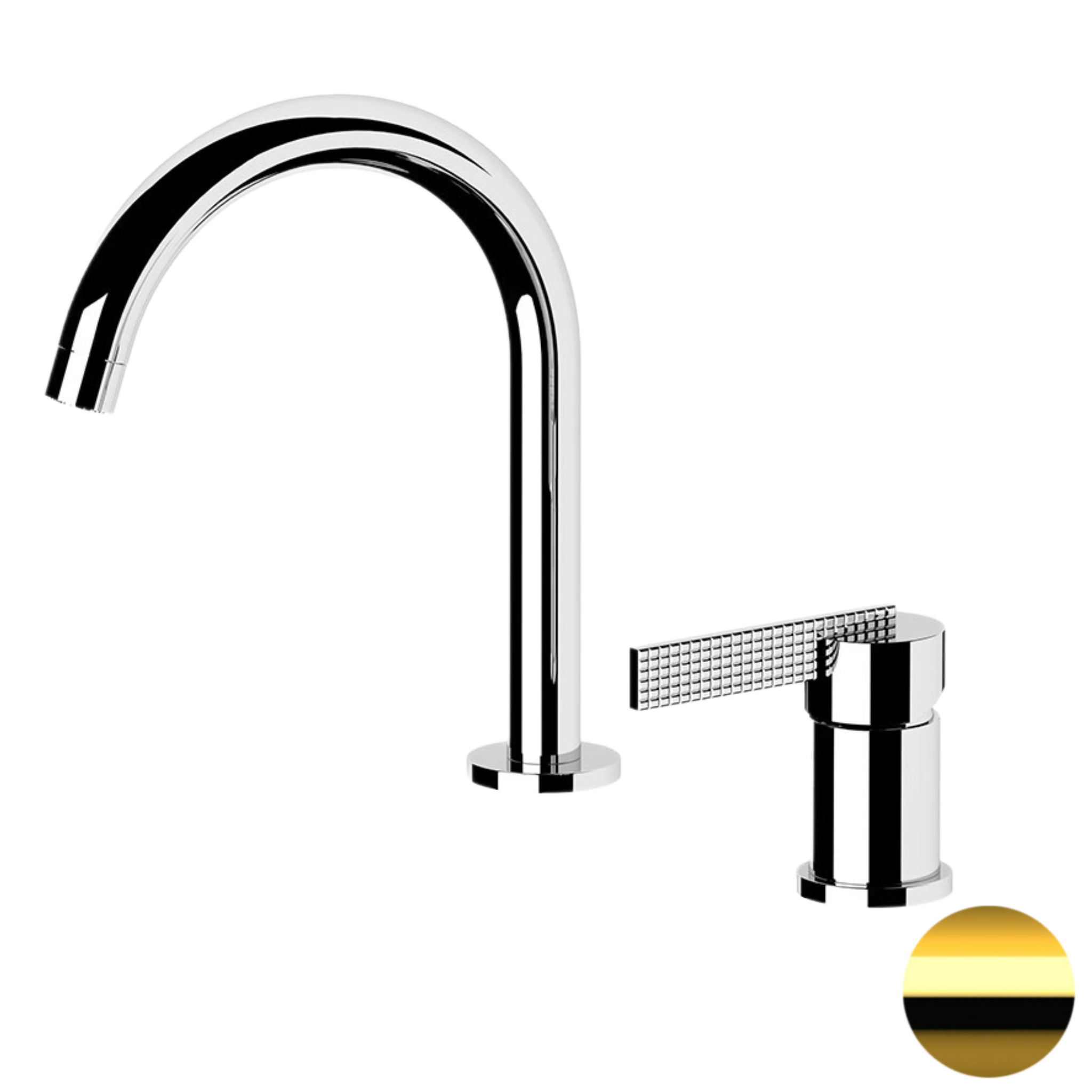 Смеситель для раковины Daniel Club ANC655DO, золото глянцевое