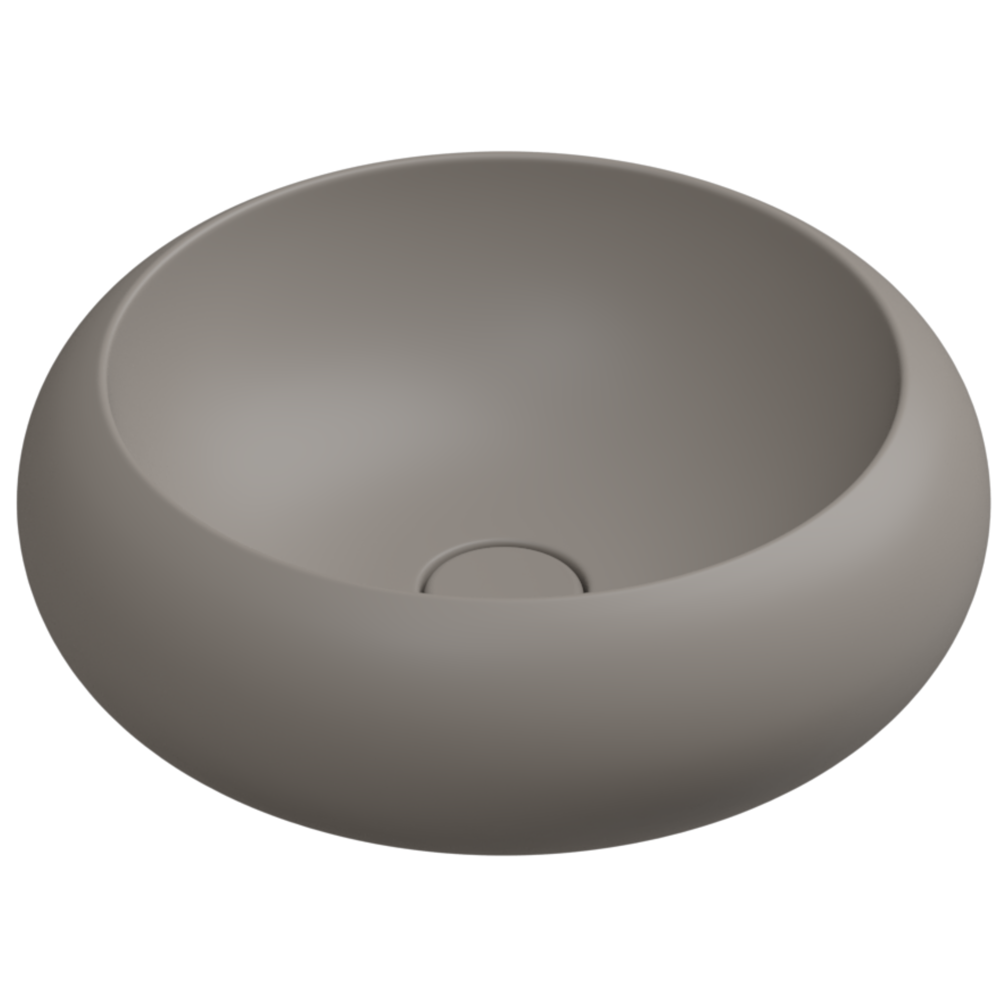 Раковина накладная 42 см GSG Ceramic Design Petra PELAV42030, Cashmere Matt