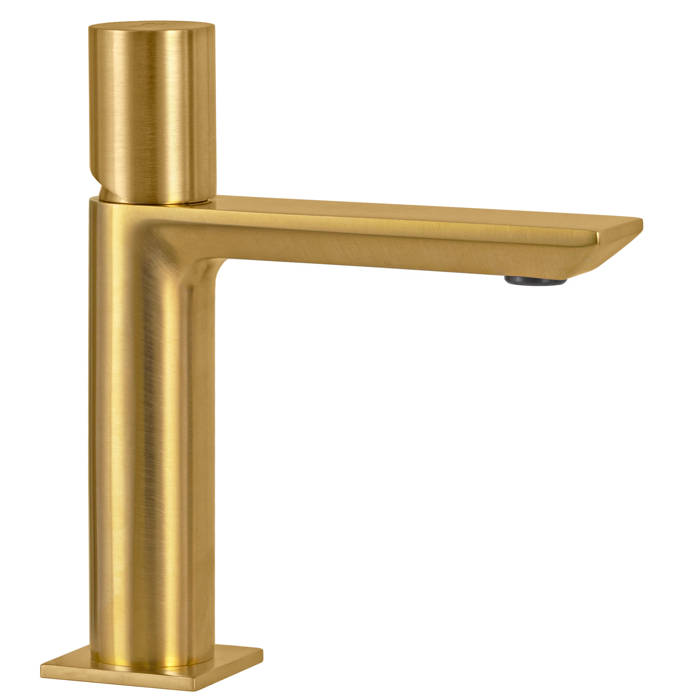 Смеситель для раковины Remer Edge EG512BG, золото брашированное