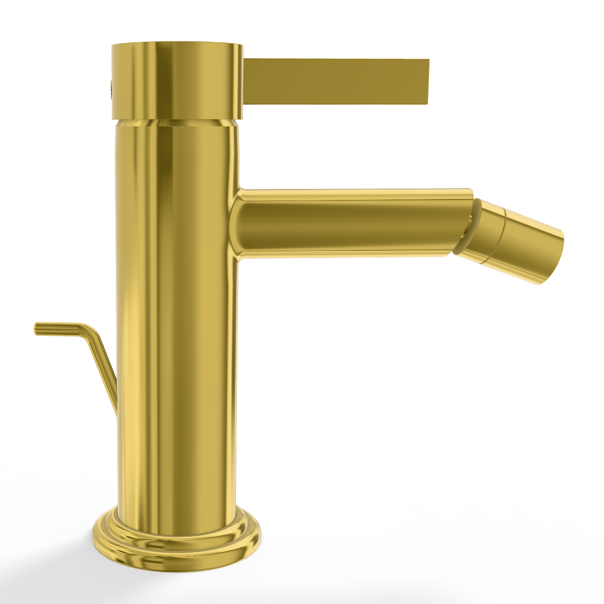 Смеситель для биде Remer Metrica MC20DO, золото глянцевое