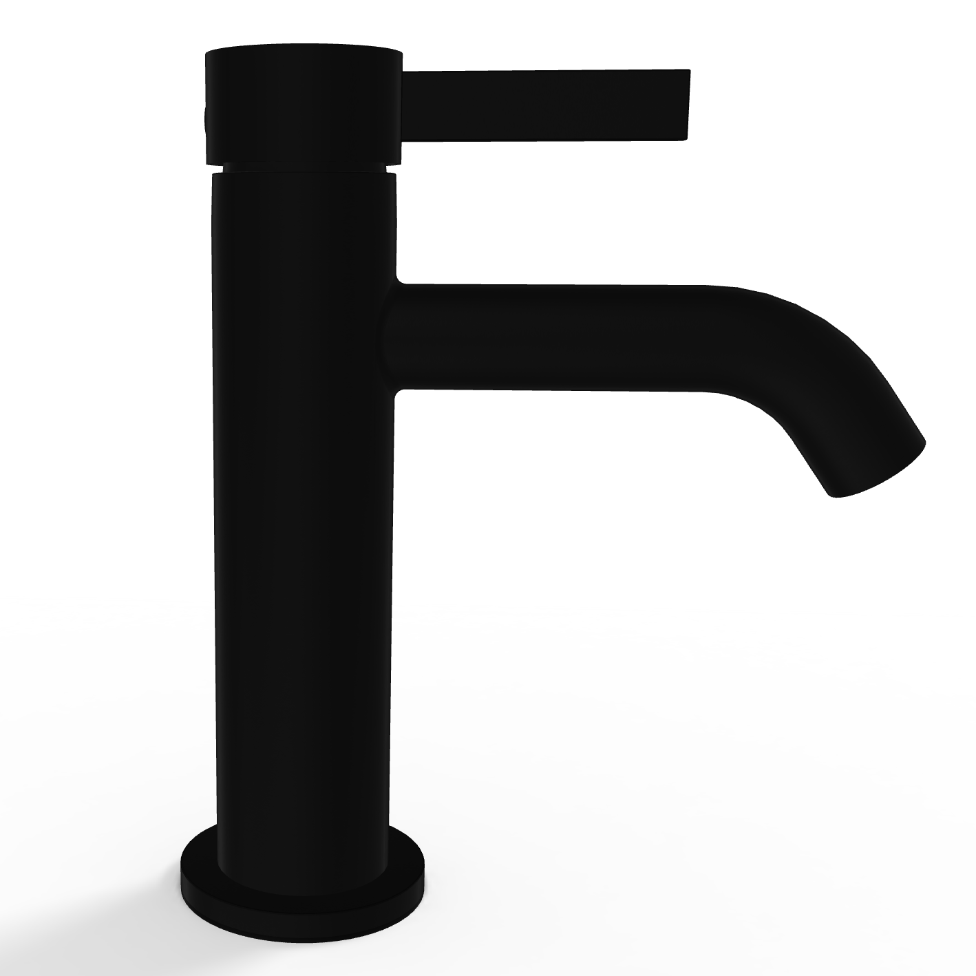 Смеситель для раковины Remer Metrica MC12NO, черный матовый