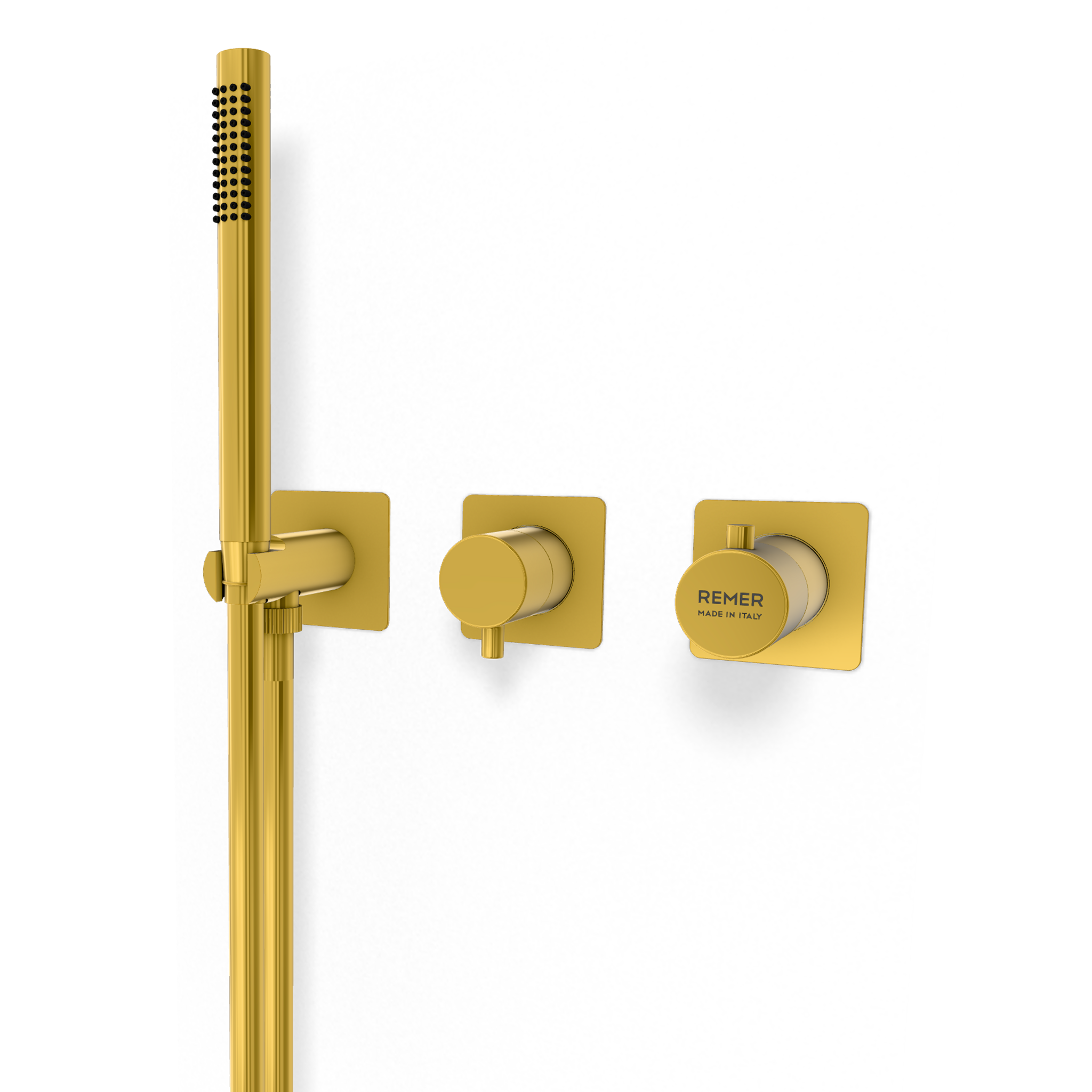 Смеситель для душа Remer X Style XT97D3QPWBDO, золото глянцевое
