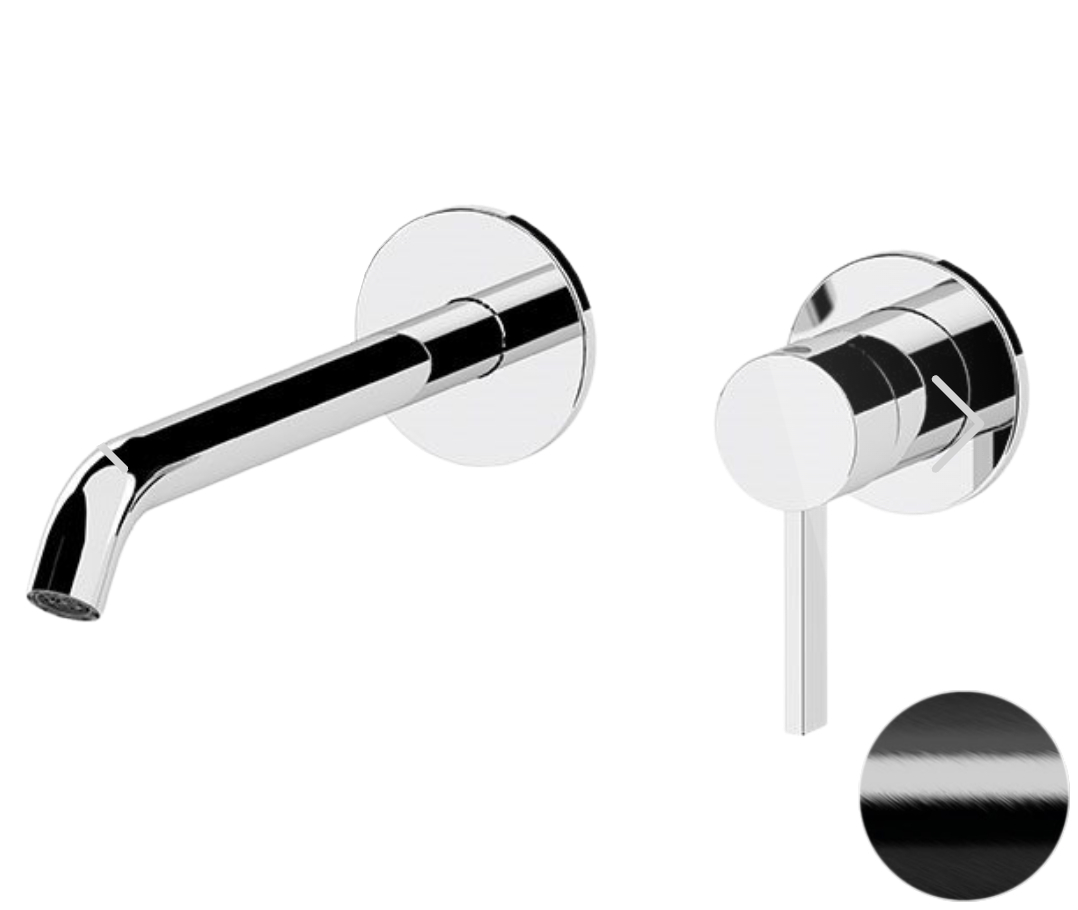 Смеситель для раковины Remer Metrica MC15PCFP, черный брашированный хром