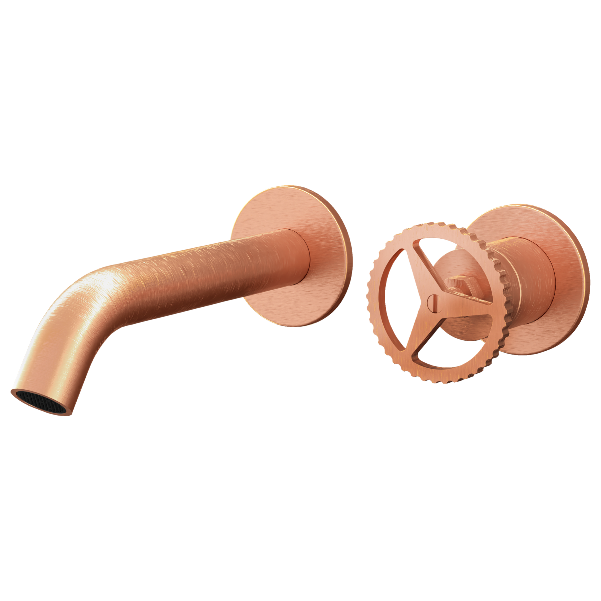 Смеситель для раковины Remer Chrono CH15PWBRP, медь брашированная