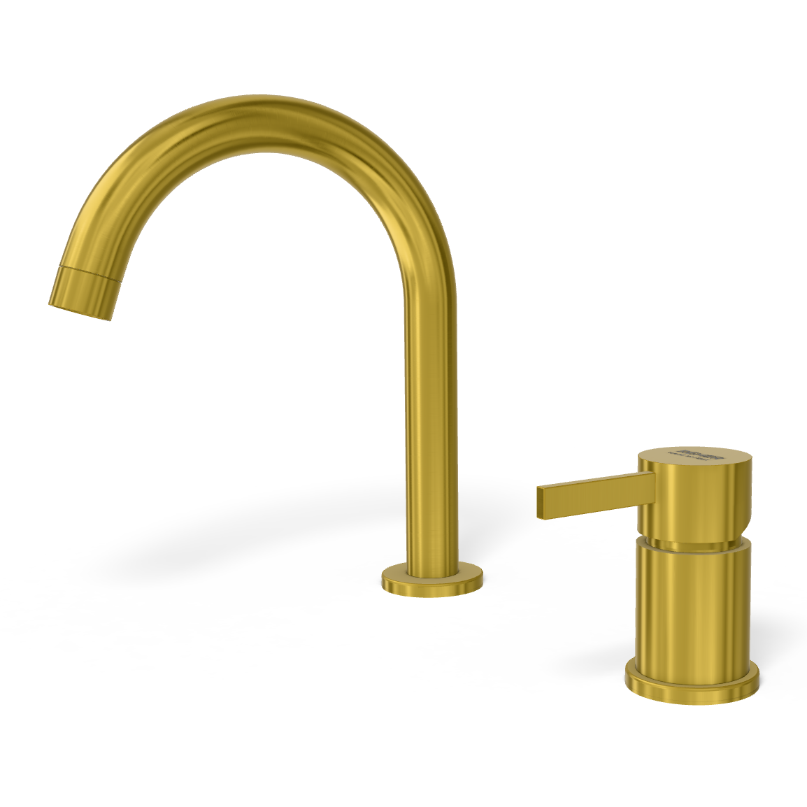 Смеситель для раковины Remer Metrica MC57HS, латунь брашированная PVD