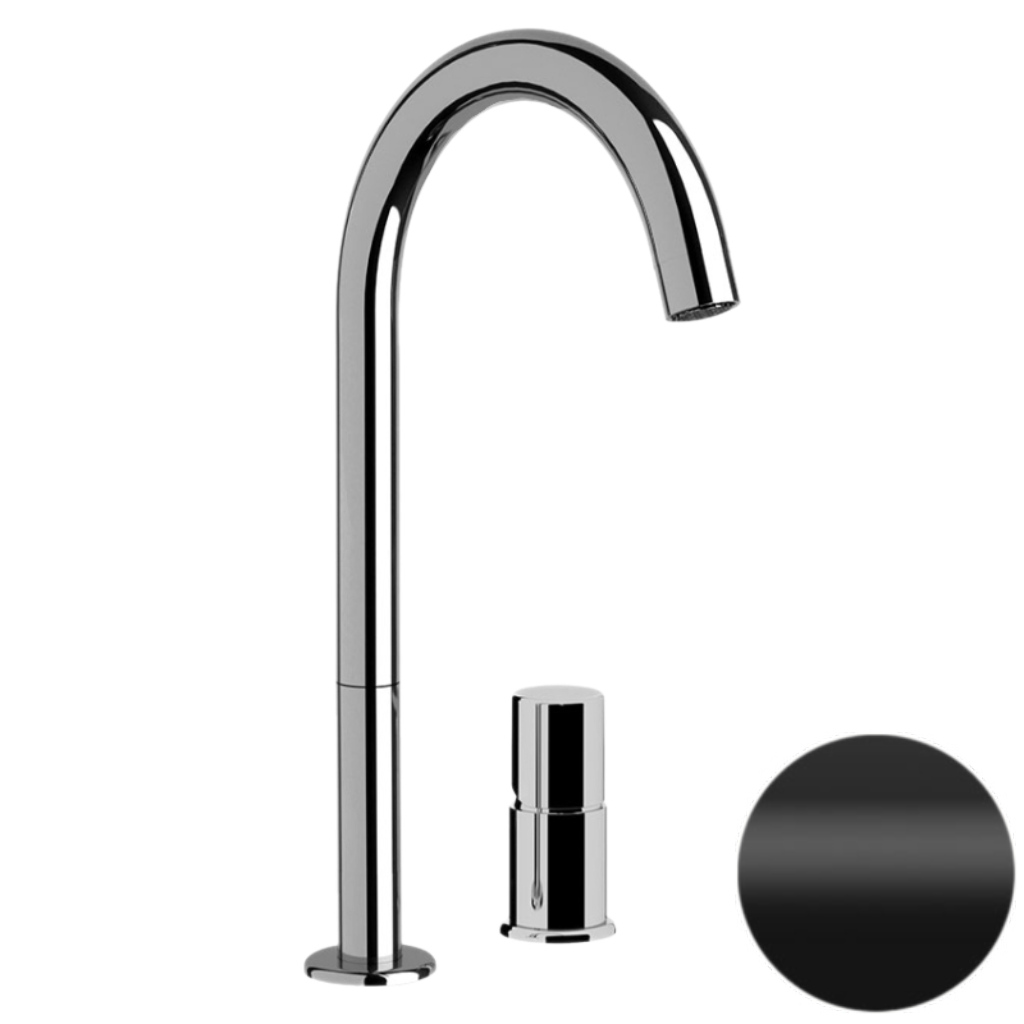 Смеситель для раковины Daniel Trilogy TG655L15, чёрный матовый