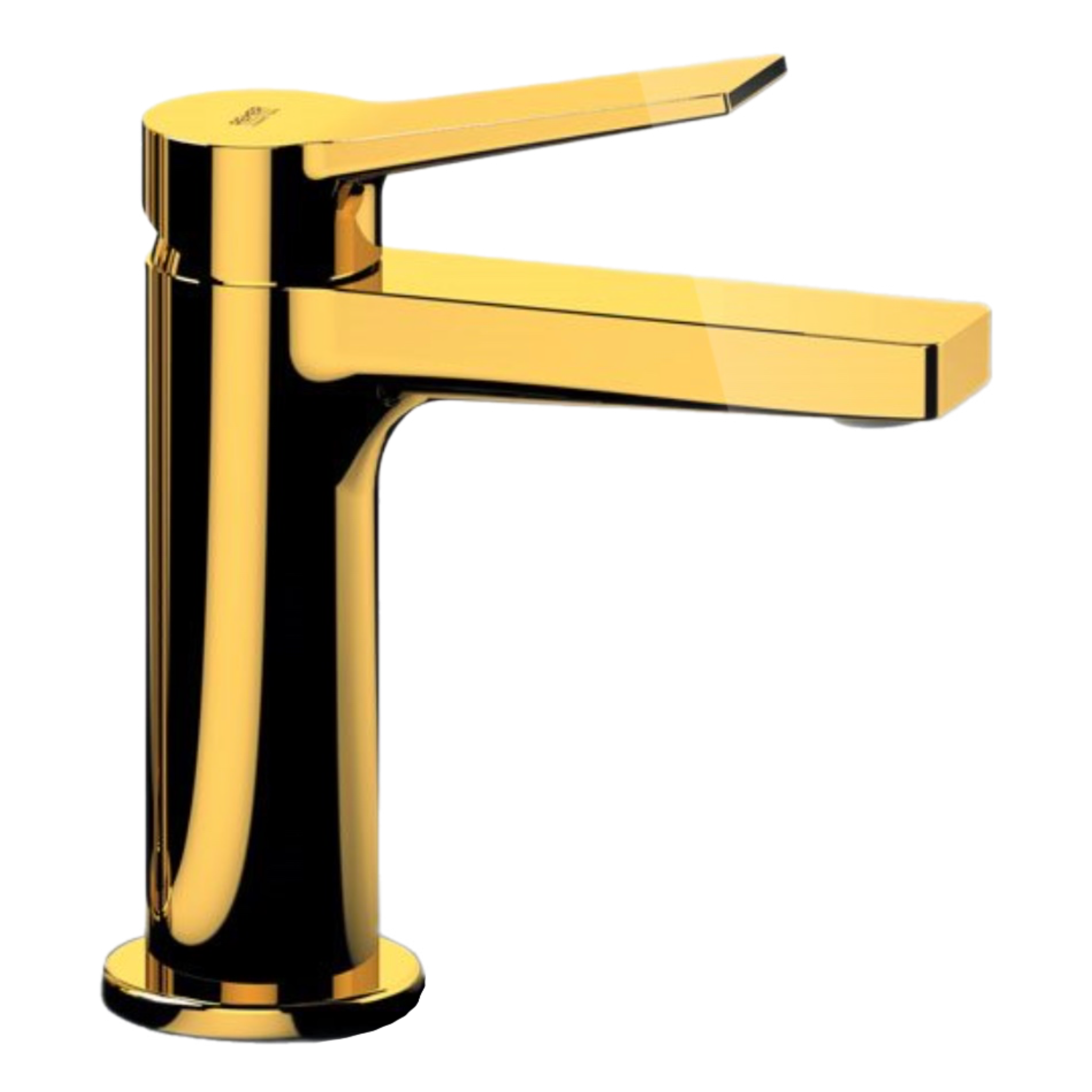 Смеситель для раковины Remer Slash SL12DO, золото глянцевое