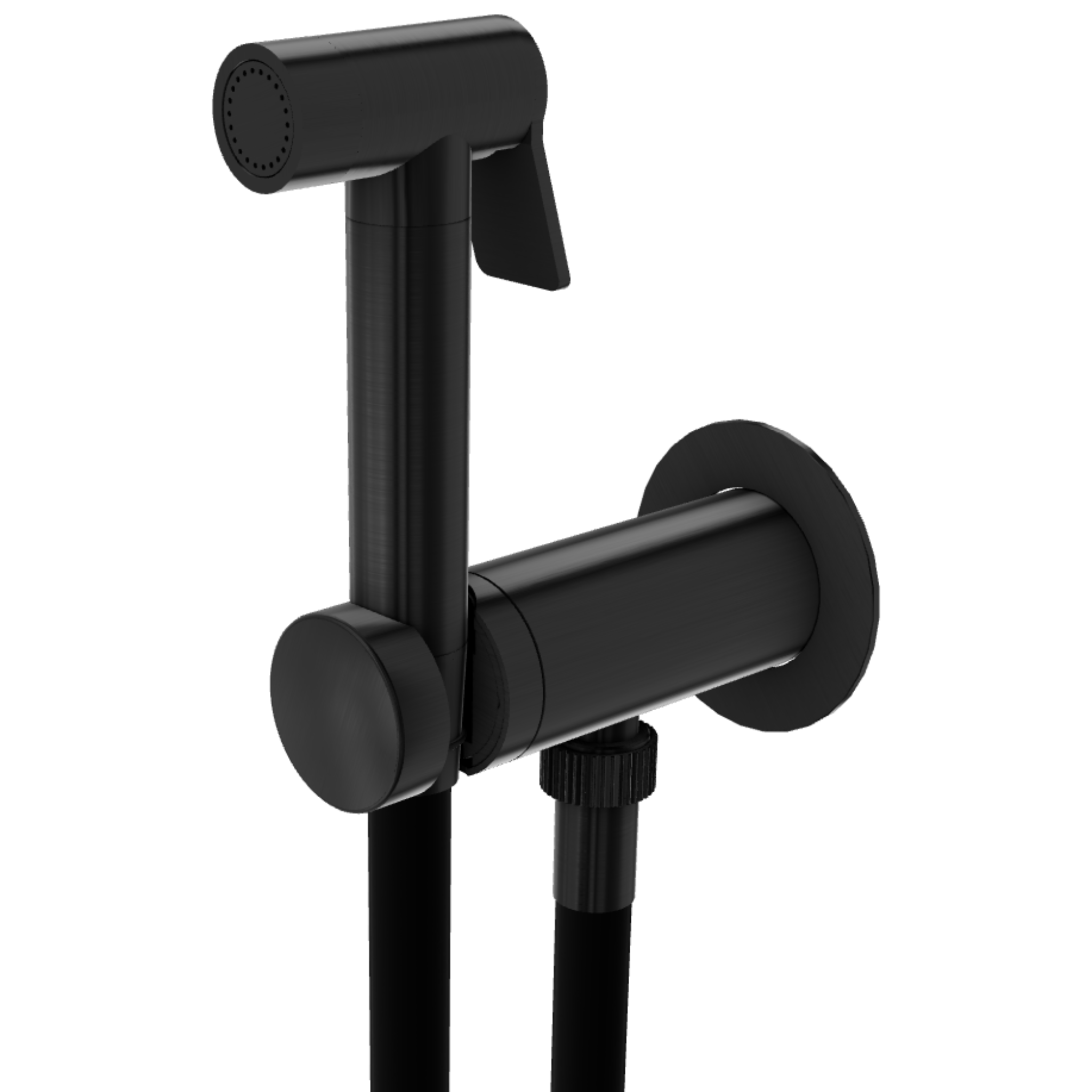 Гигиенический душ со смесителем Remer X Style X61POEWBGM, оружейная сталь PVD