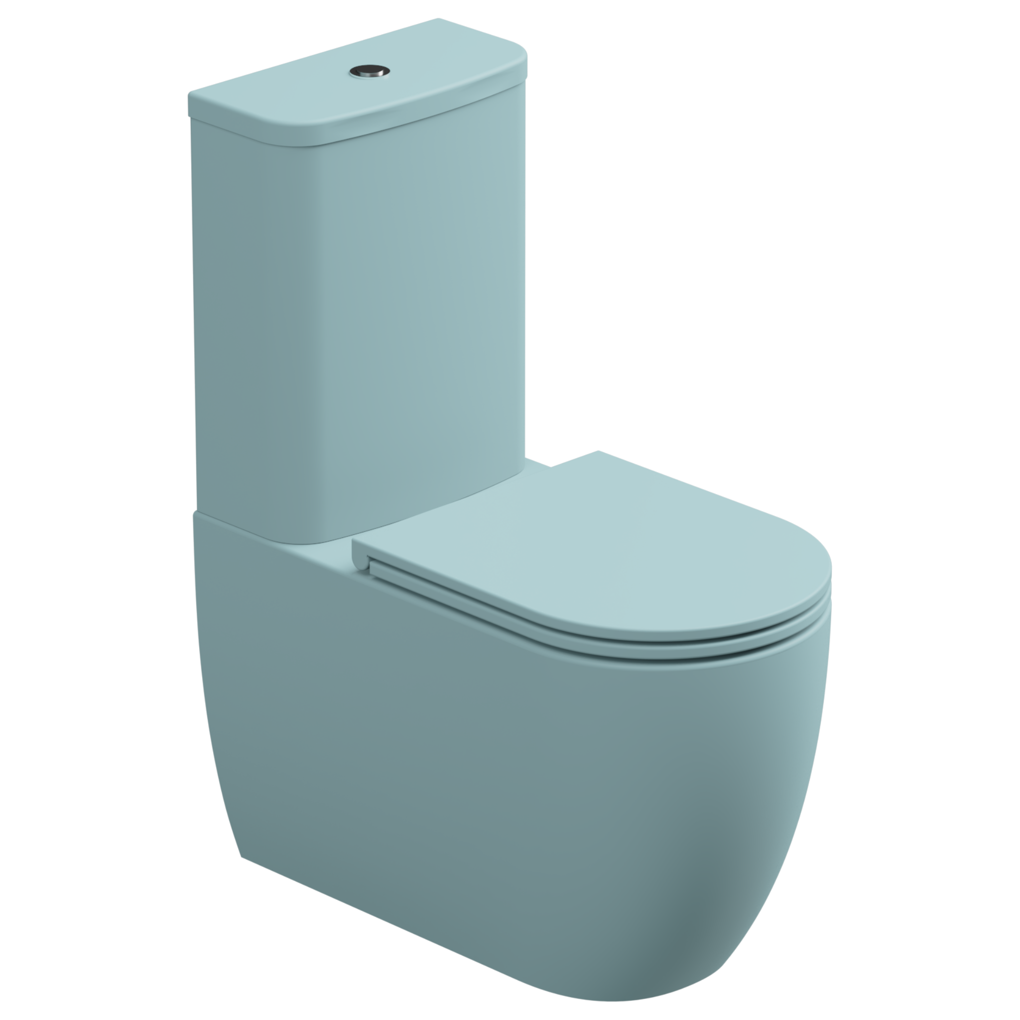 Чаша напольного унитаза биколор GSG Ceramic Design Like LKMBLBI000/037P, White/Ice Matt