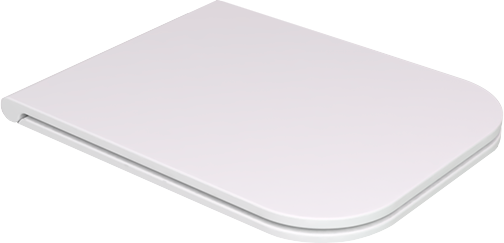 Крышка с сиденьем для подвесного унитаза с микролифтом GSG Ceramic Design Brio BRCOPRSLTICRCN000, белый глянцевый