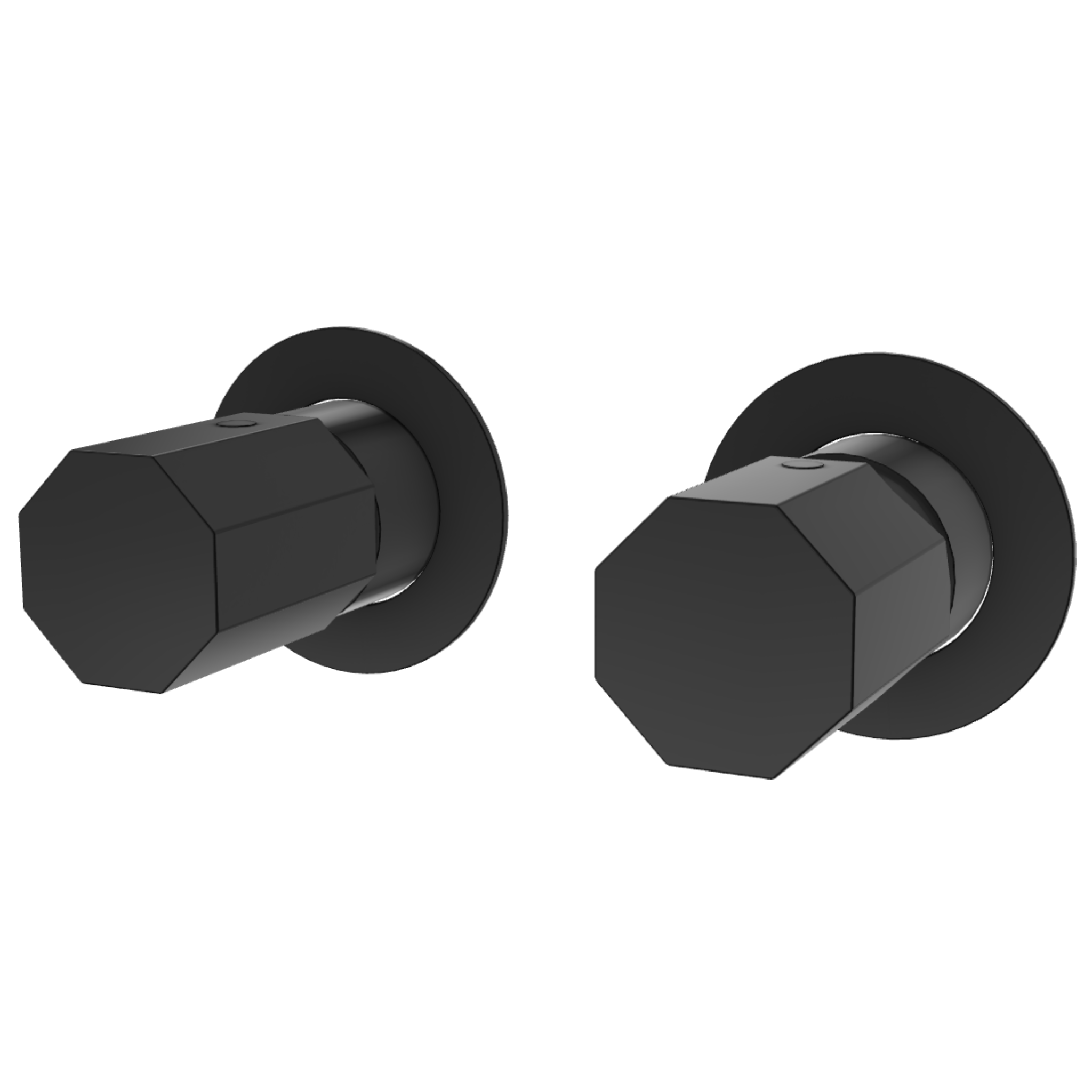 Смеситель для душа Remer Ottagono ON93ZPWBCFP, черный брашированный хром