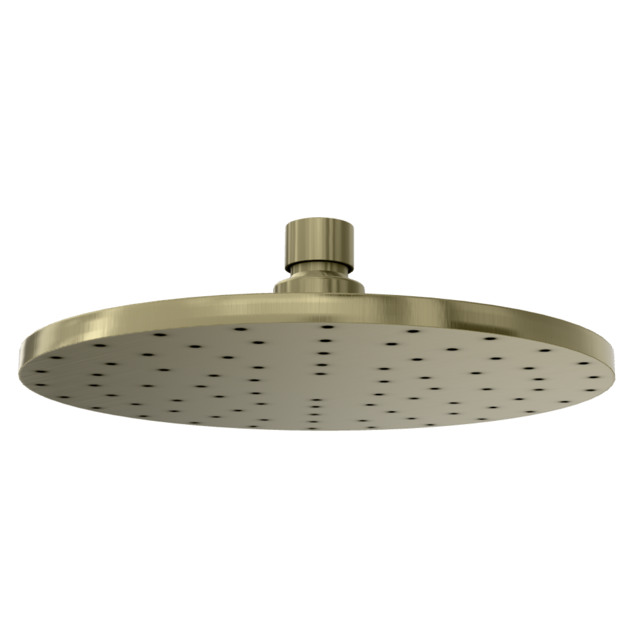 Верхний душ 20 см с шарнирным соединением Remer 359MM20CHX, шампань брашированная PVD