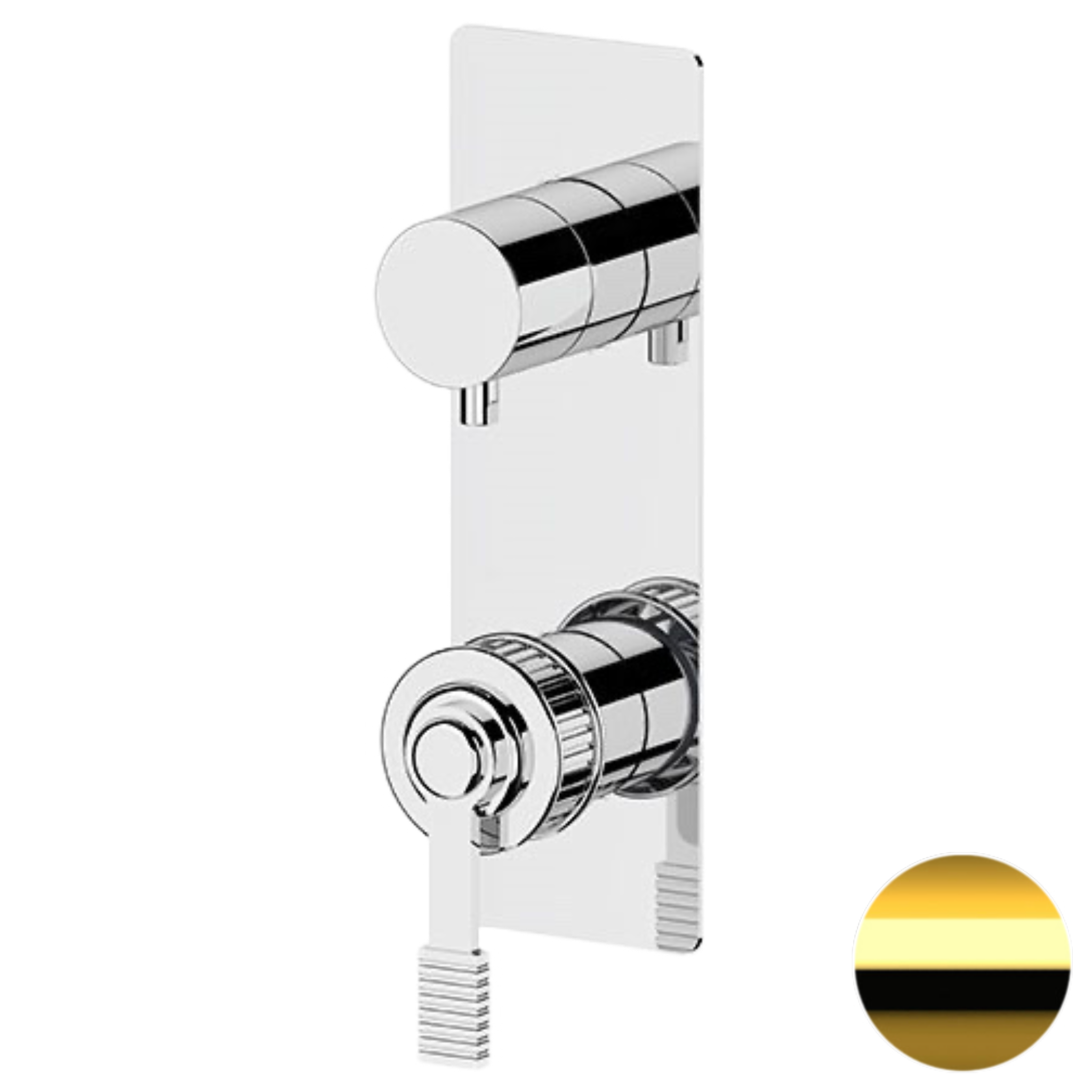 Смеситель для душа Remer Atelier AL92WBDO, золото глянцевое