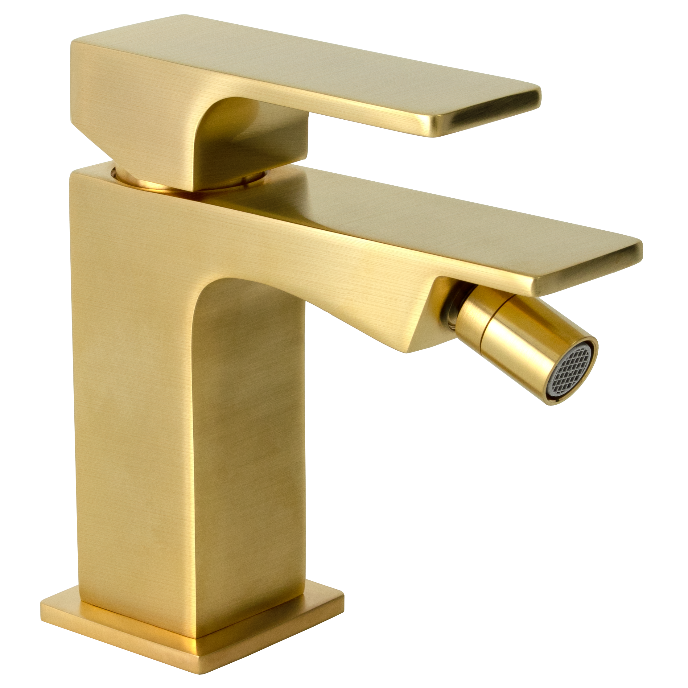 Смеситель для биде Remer Absolute AU21BG, золото брашированное