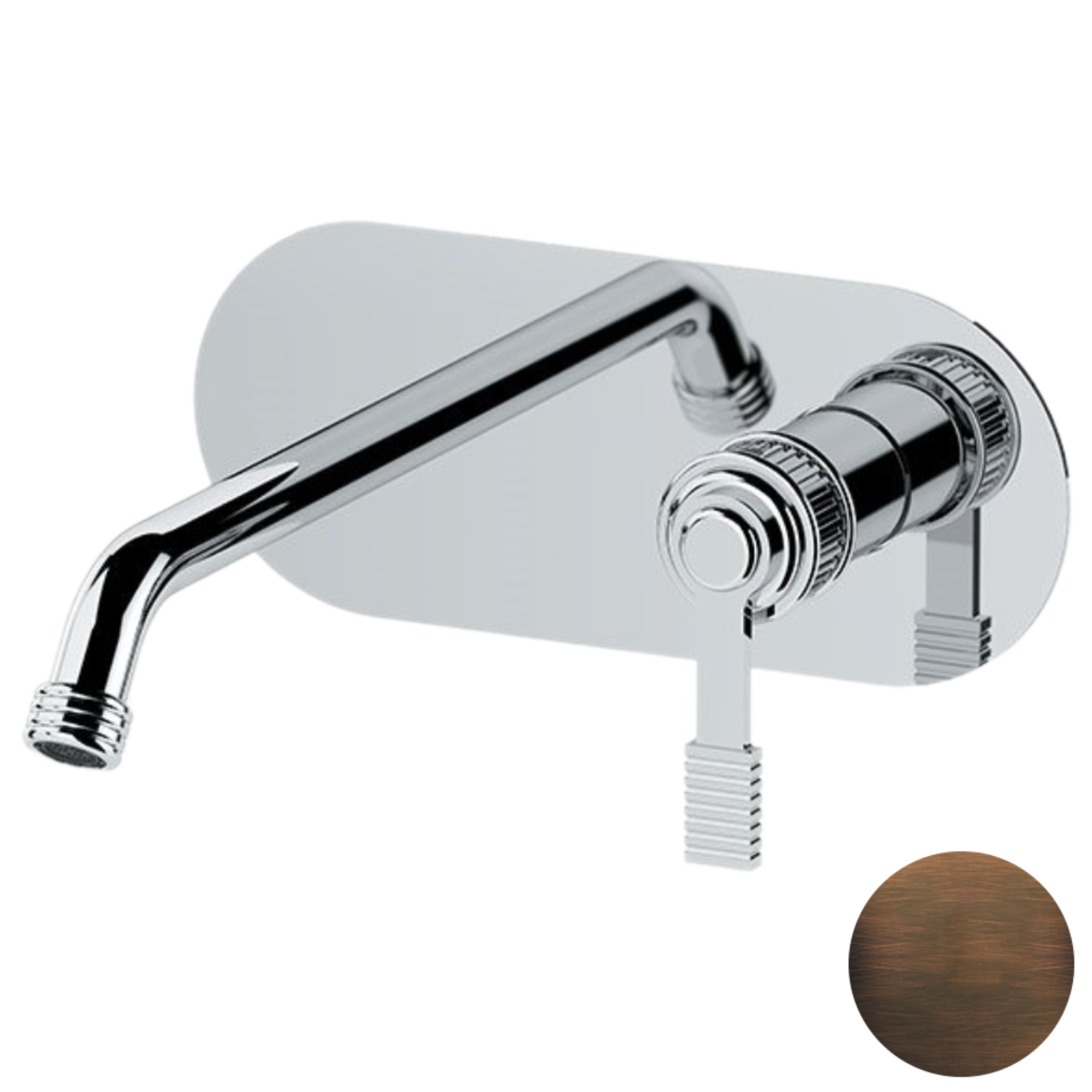 Смеситель для раковины Remer Atelier AL15LWBBR, бронза масляная