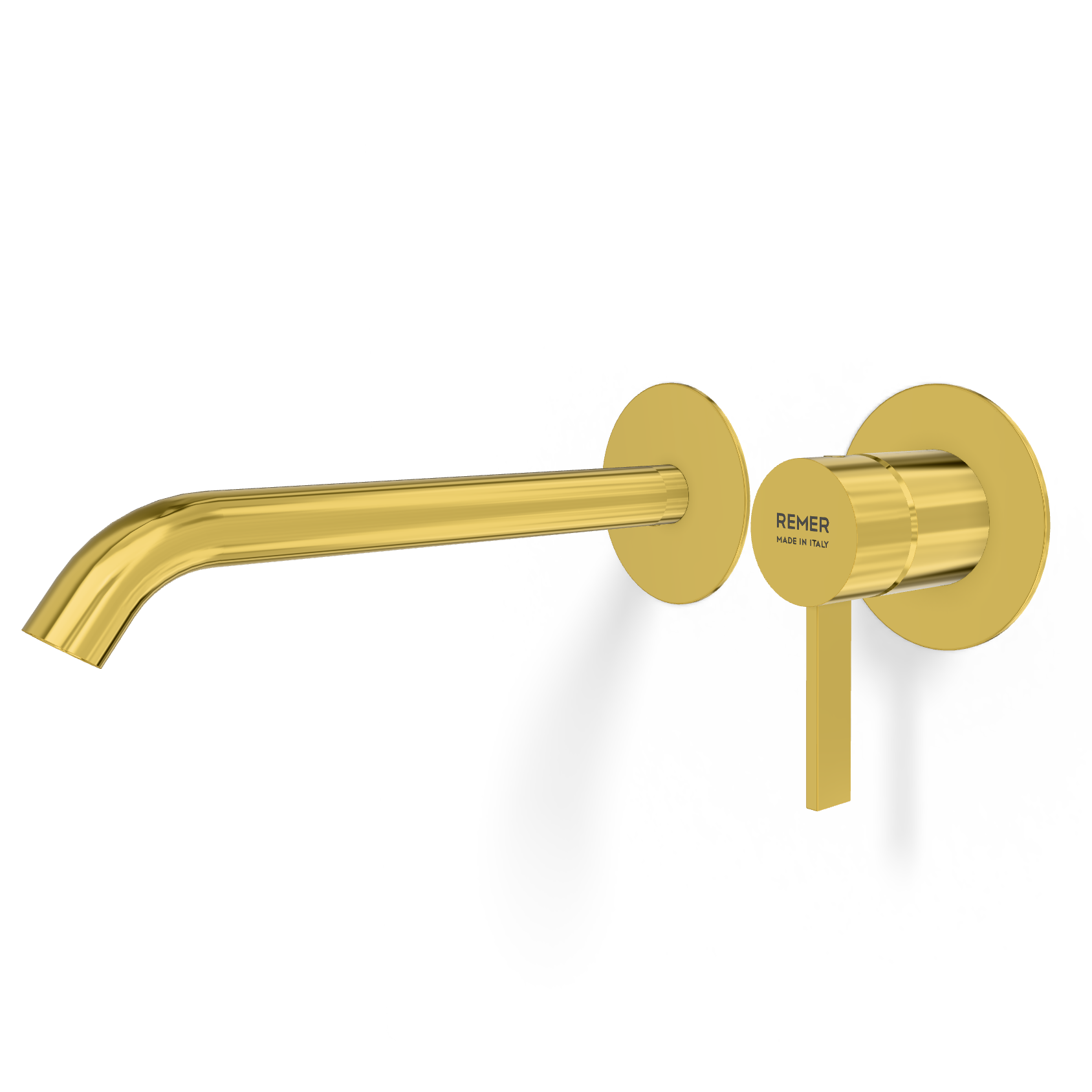 Смеситель для раковины Remer Metrica MC15PWBDO, золото глянцевое