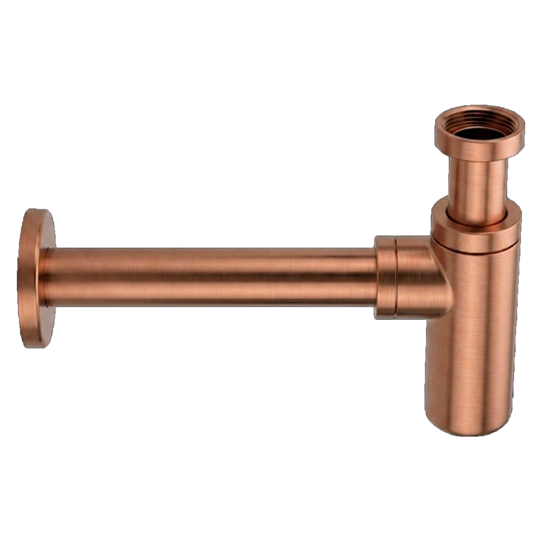 Сифон 1”1/4  Remer 958LCU, медь брашированная PVD