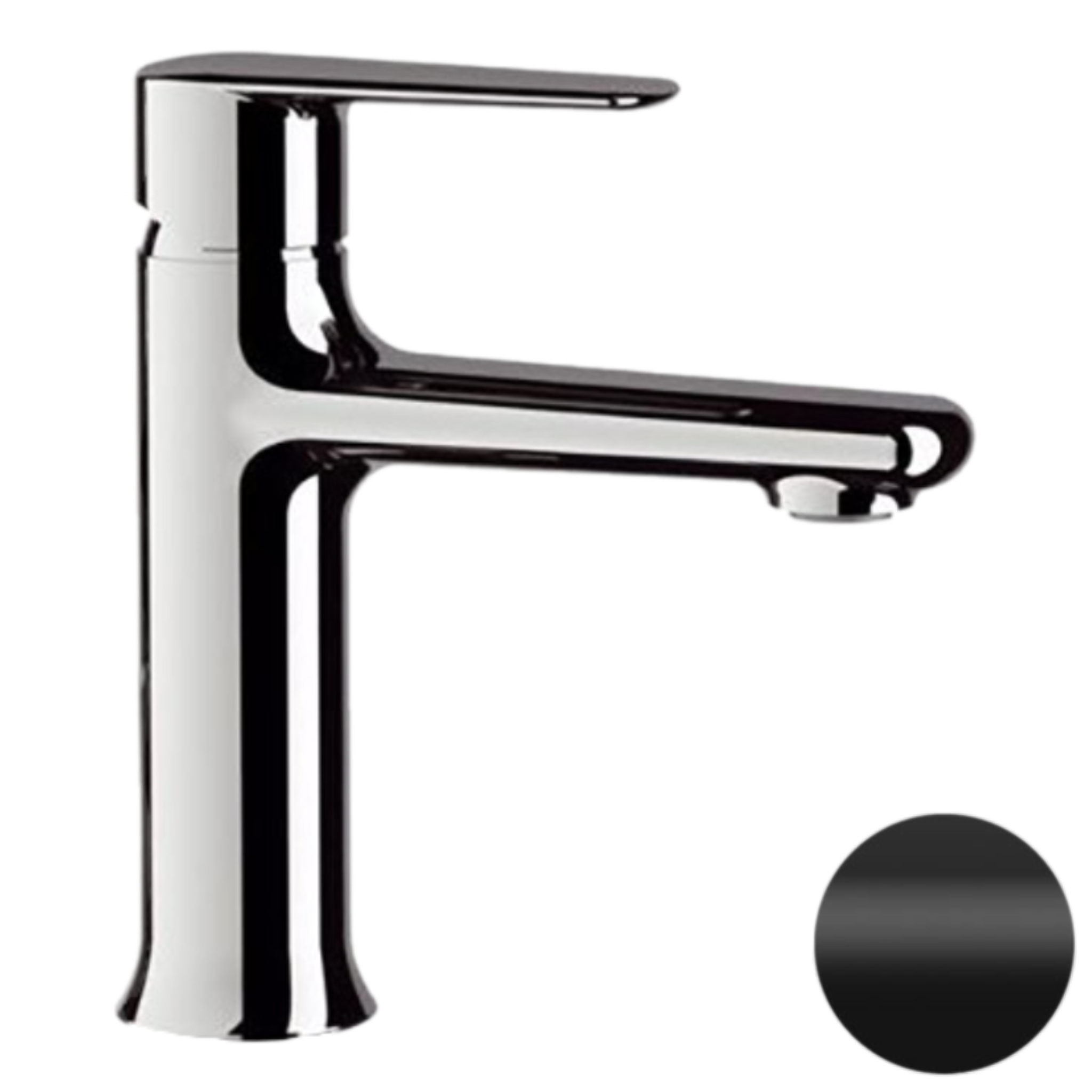 Смеситель для раковины Remer Vanity V12NO, черный матовый