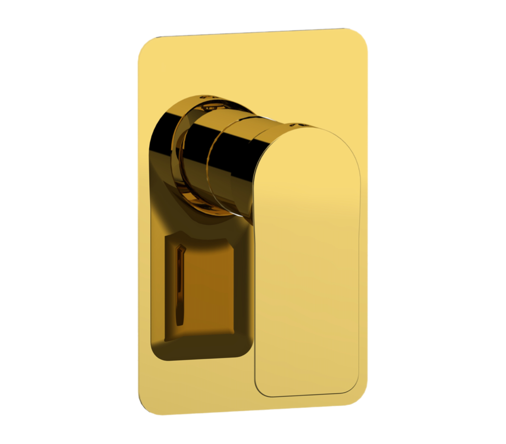 Смеситель для душа Remer Infinity I30DO, золото глянцевое