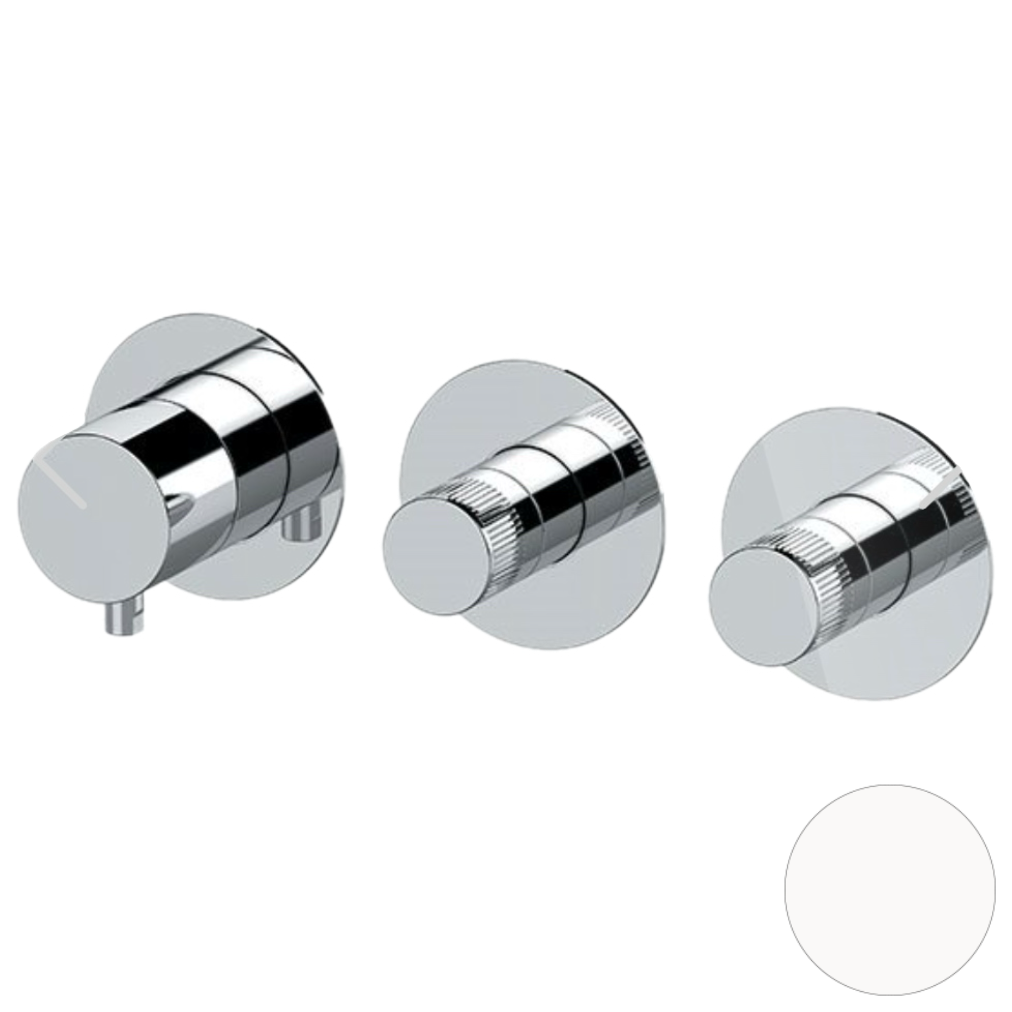 Смеситель для душа Remer X Style N98D2PWBBO, белый матовый