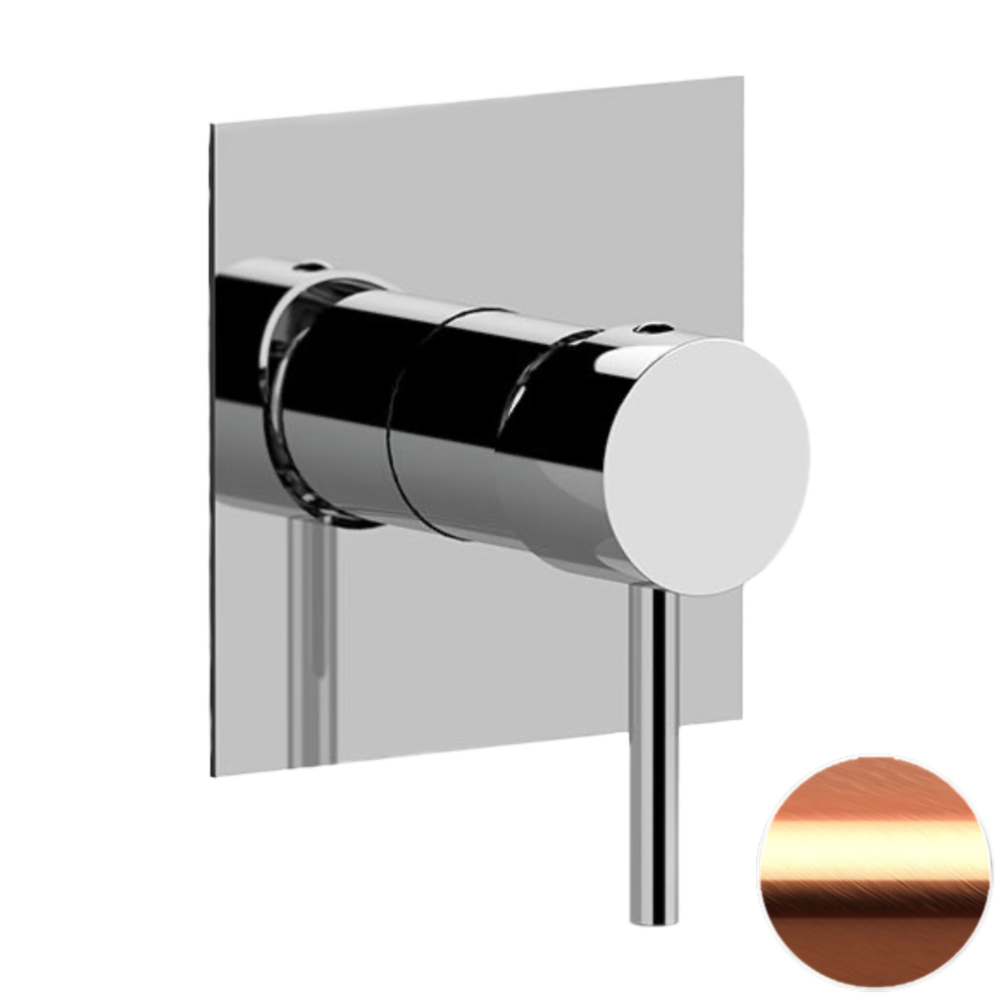 Смеситель для душа Remer X Style X30QRP, медь брашированная