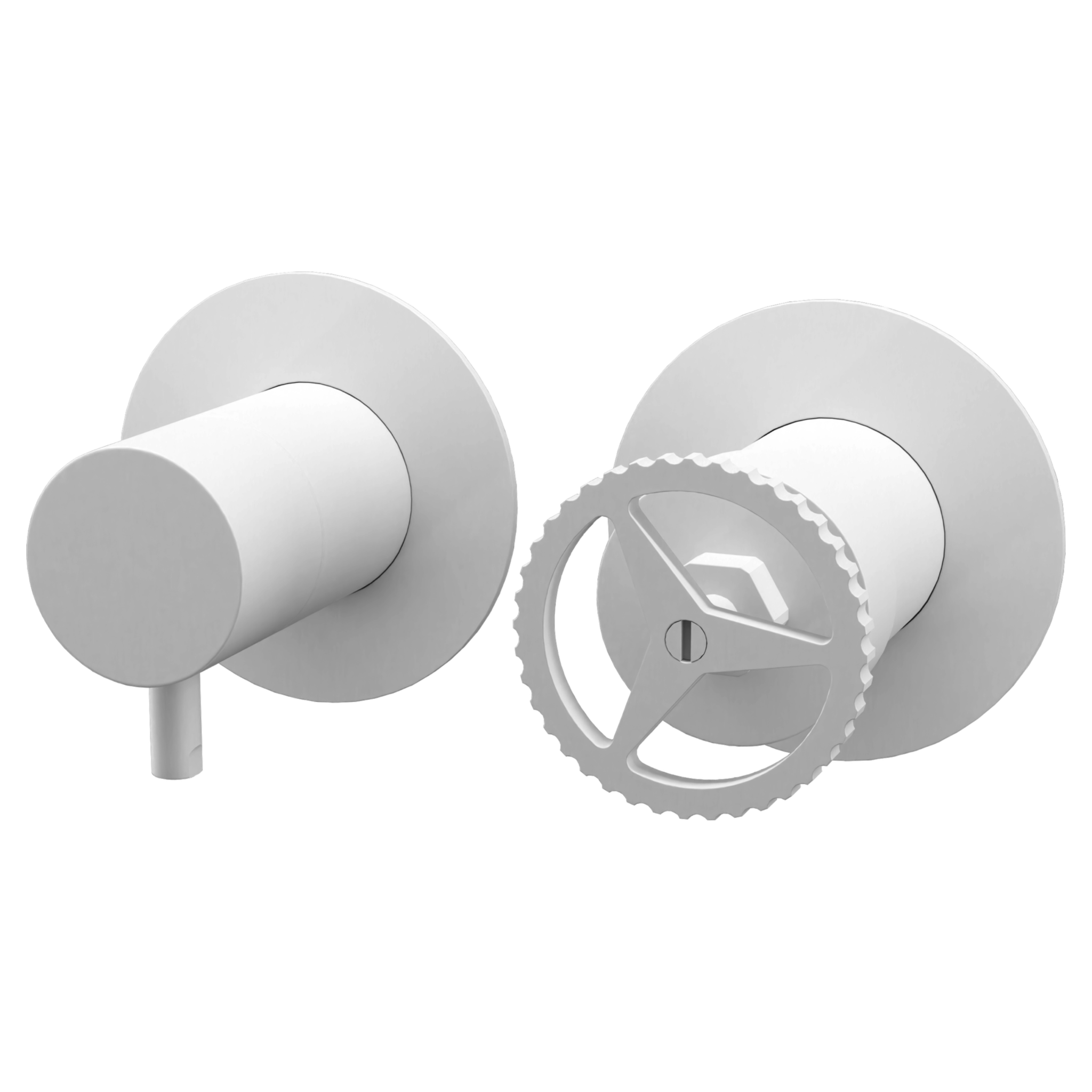 Смеситель для душа Remer Chrono CH93ZPBO, белый матовый