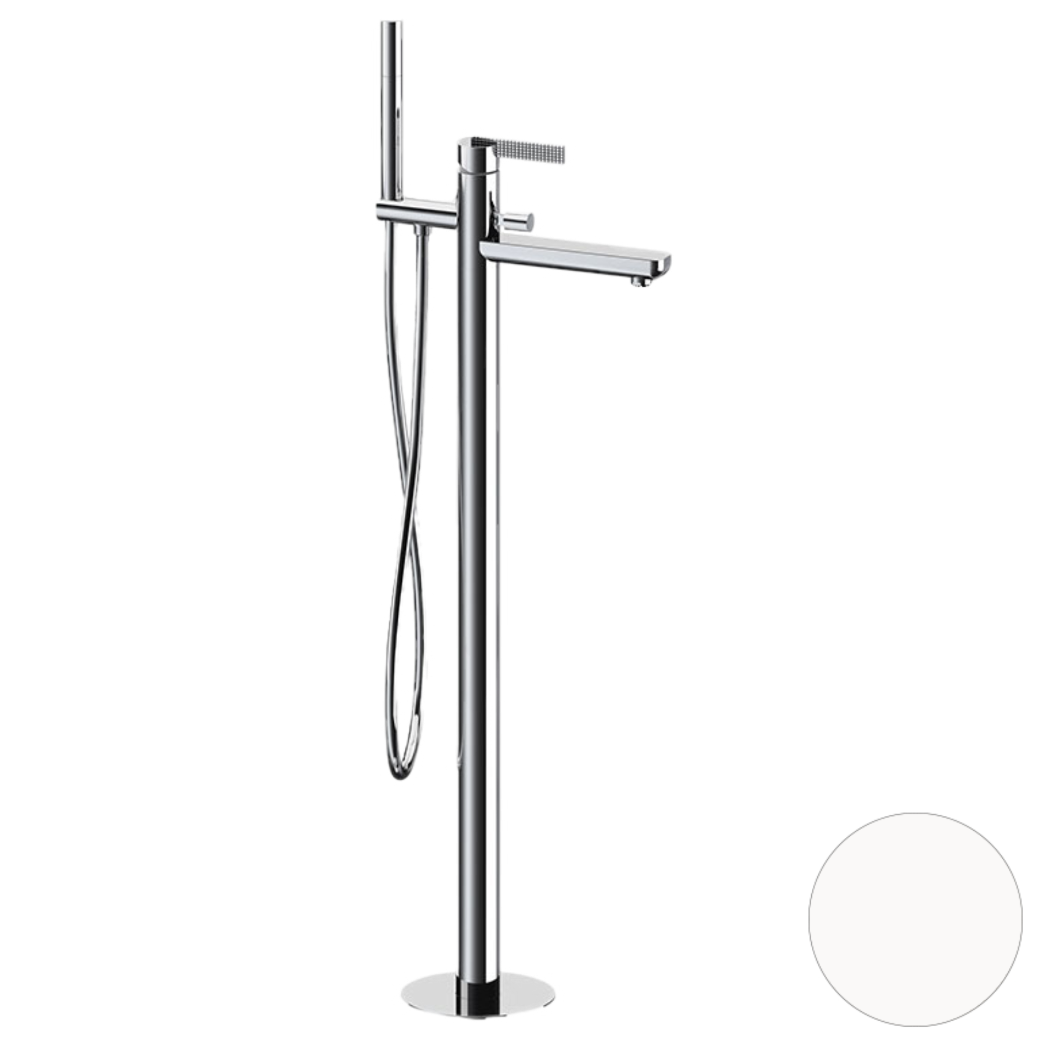 Смеситель для ванны Daniel Club ANC67814, белый матовый