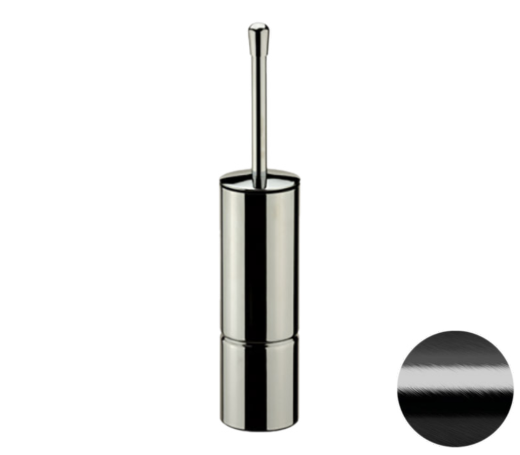 Ершик настенный/напольный Remer RB465CFP, черный брашированный хром