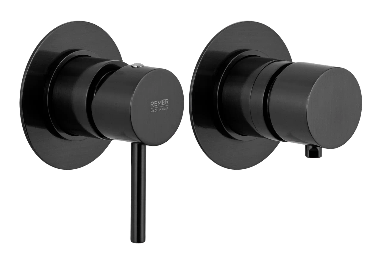 Смеситель для душа Remer X Style X96D3CFP, черный брашированный хром