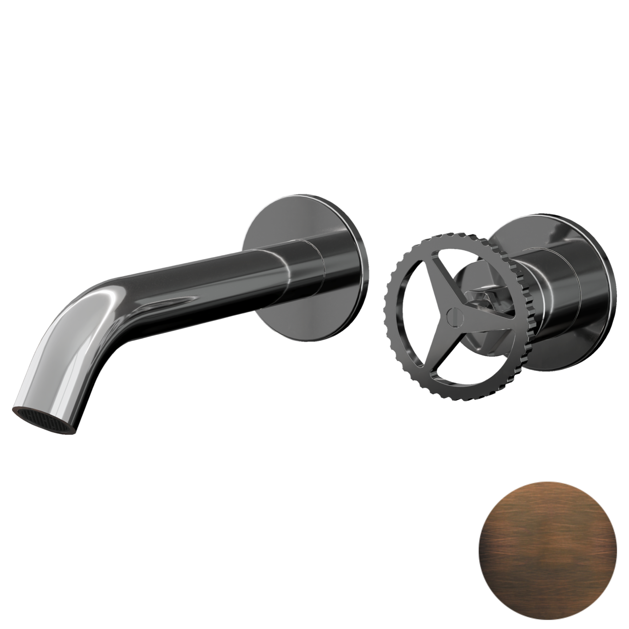 Смеситель для раковины Remer Chrono CH15PLWBBR, бронза масляная