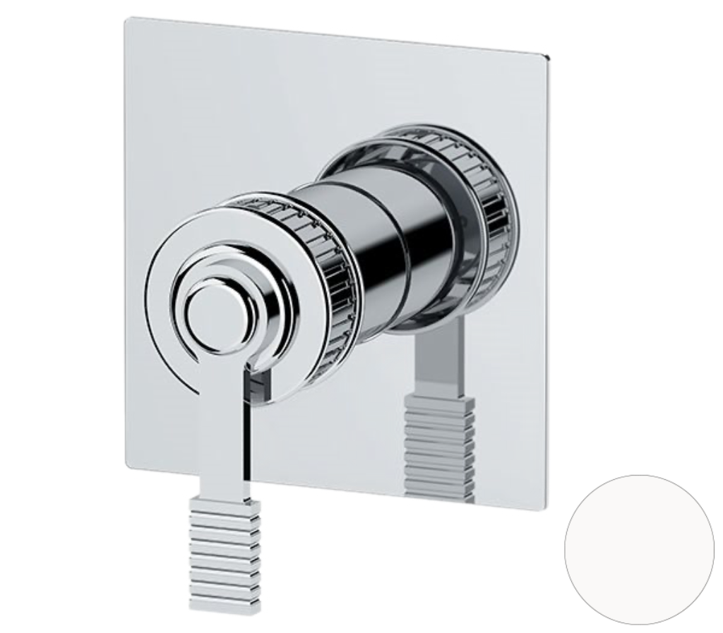 Смеситель для душа Remer Atelier AL30QBO, белый матовый