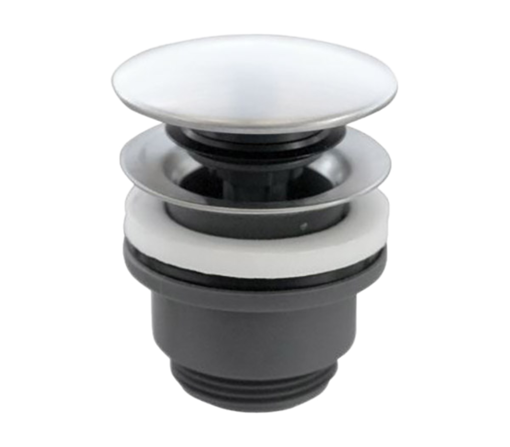 Донный клапан универсальный 1”1/4 Remer SS905CCR, нержавеющая сталь