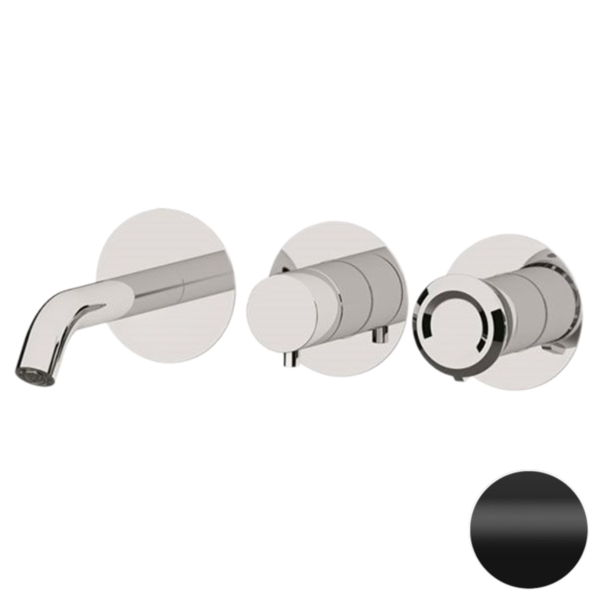 Смеситель для ванны Remer Element ET54D3PWBNO, черный матовый