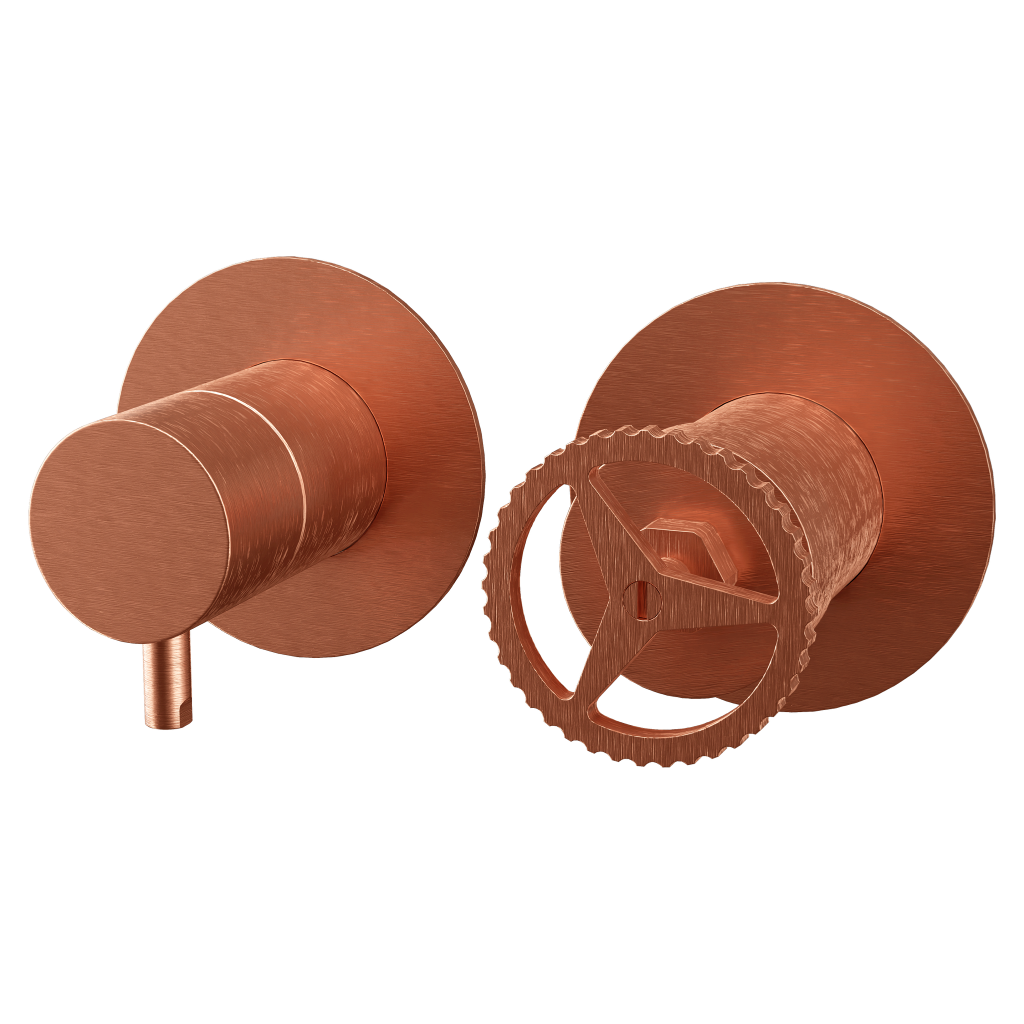 Смеситель для душа Remer Chrono CH93ZPRP, медь брашированная