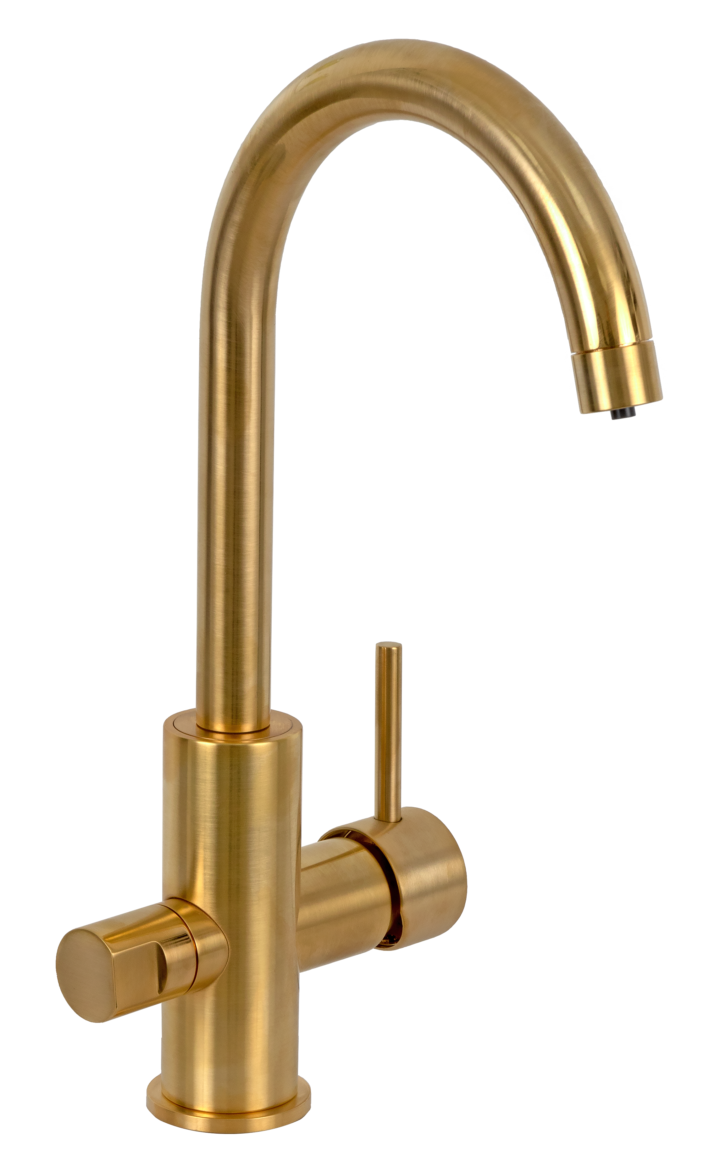 Cмеситель для кухни Remer X Style N792DWBG, золото брашированное