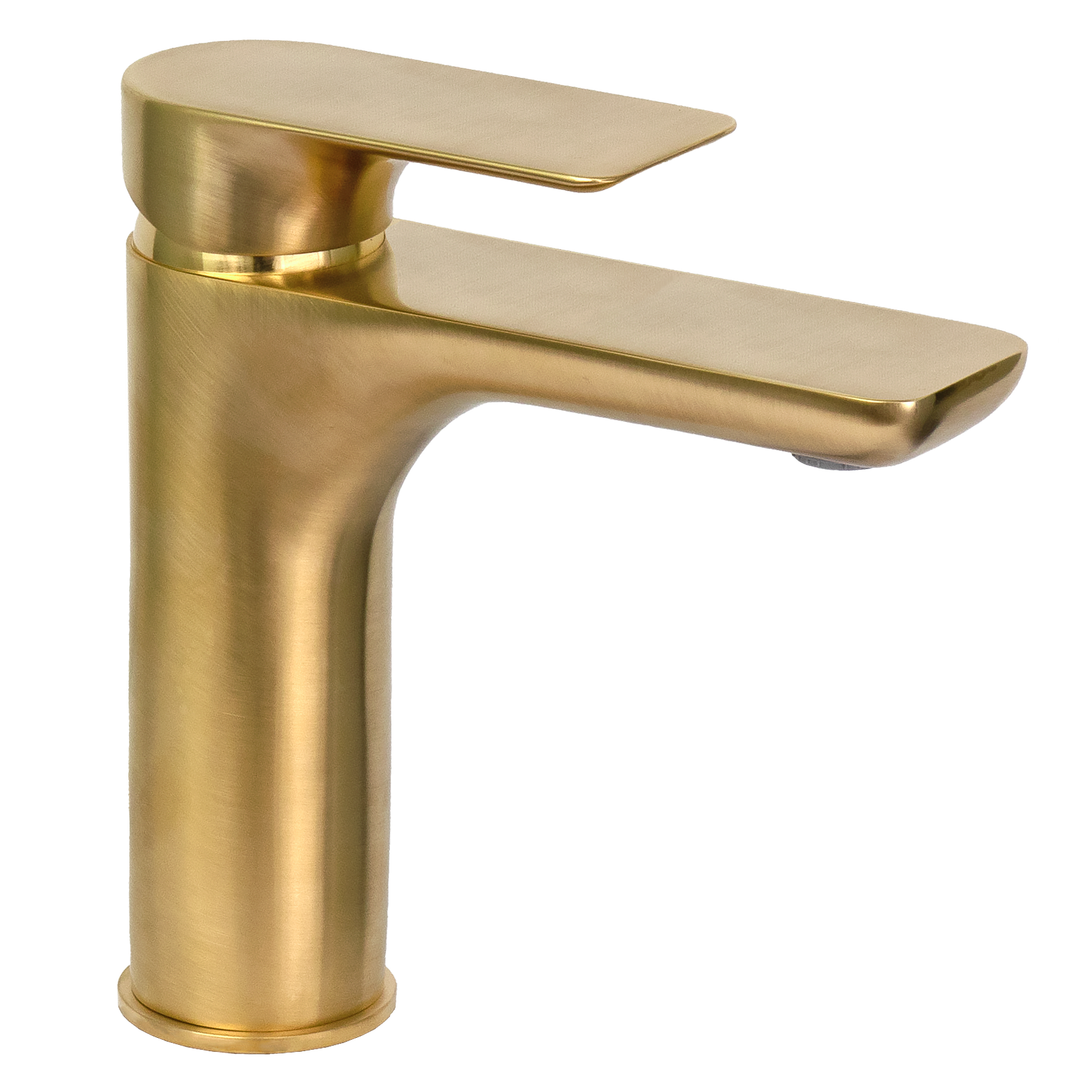 Смеситель для раковины Remer Infinity I12BG, золото брашированное