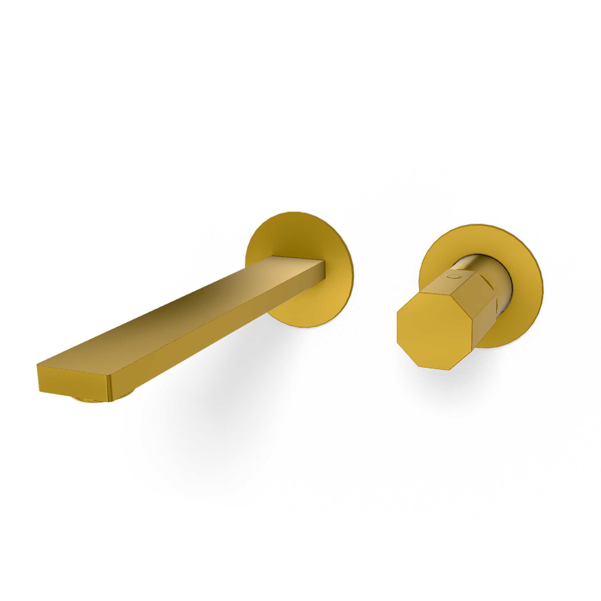 Смеситель для раковины Remer Ottagono ON15PWBHS, латунь брашированная PVD