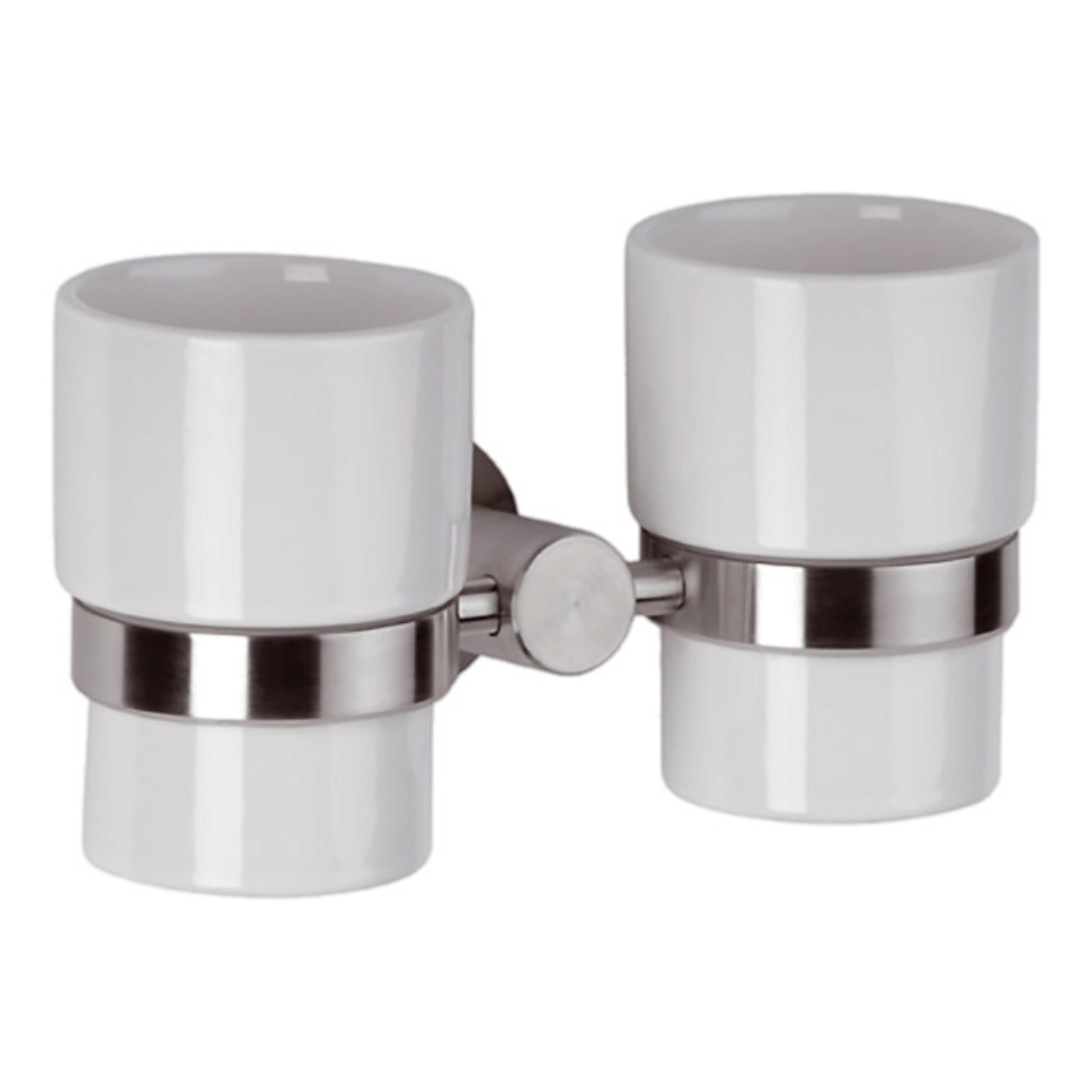 Стакан двойной Remer Minimal INOX Mi16INOXCR, нержавеющая сталь