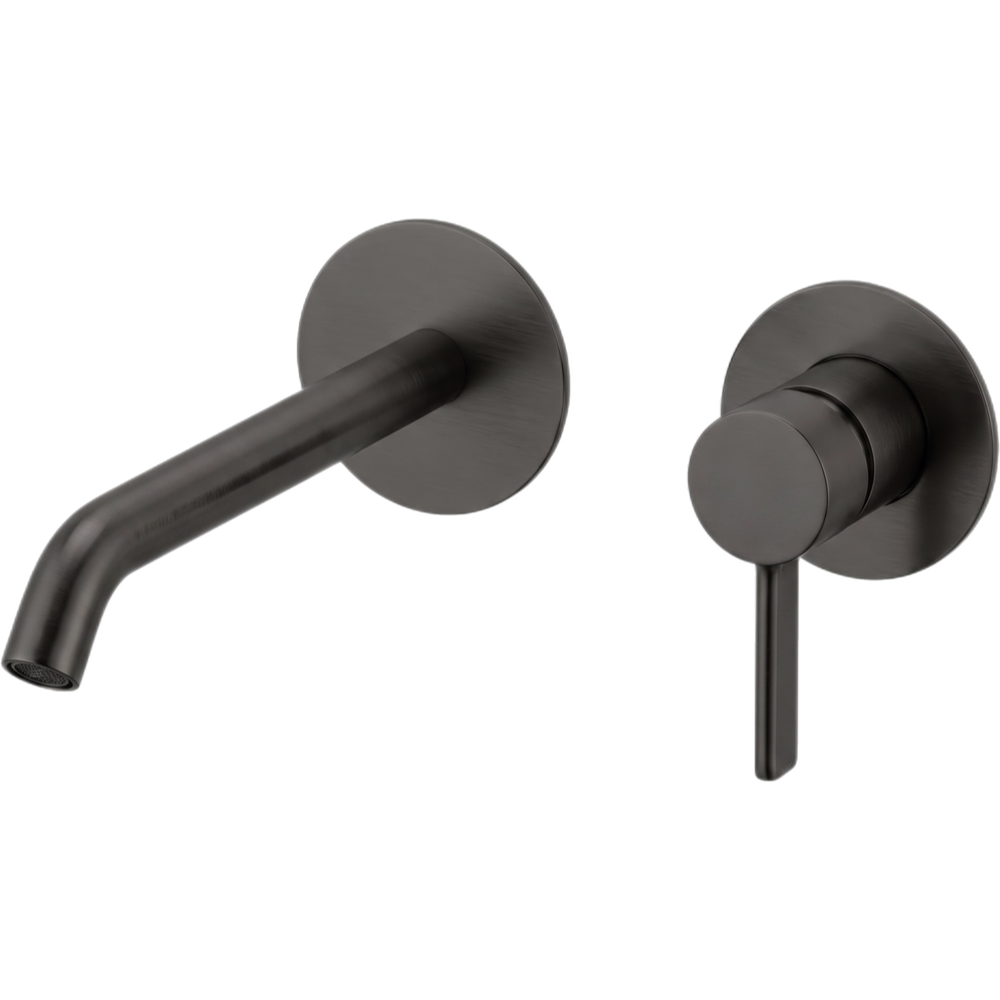 Смеситель для раковины Remer Metrica MC15PLWBGM, оружейная сталь PVD
