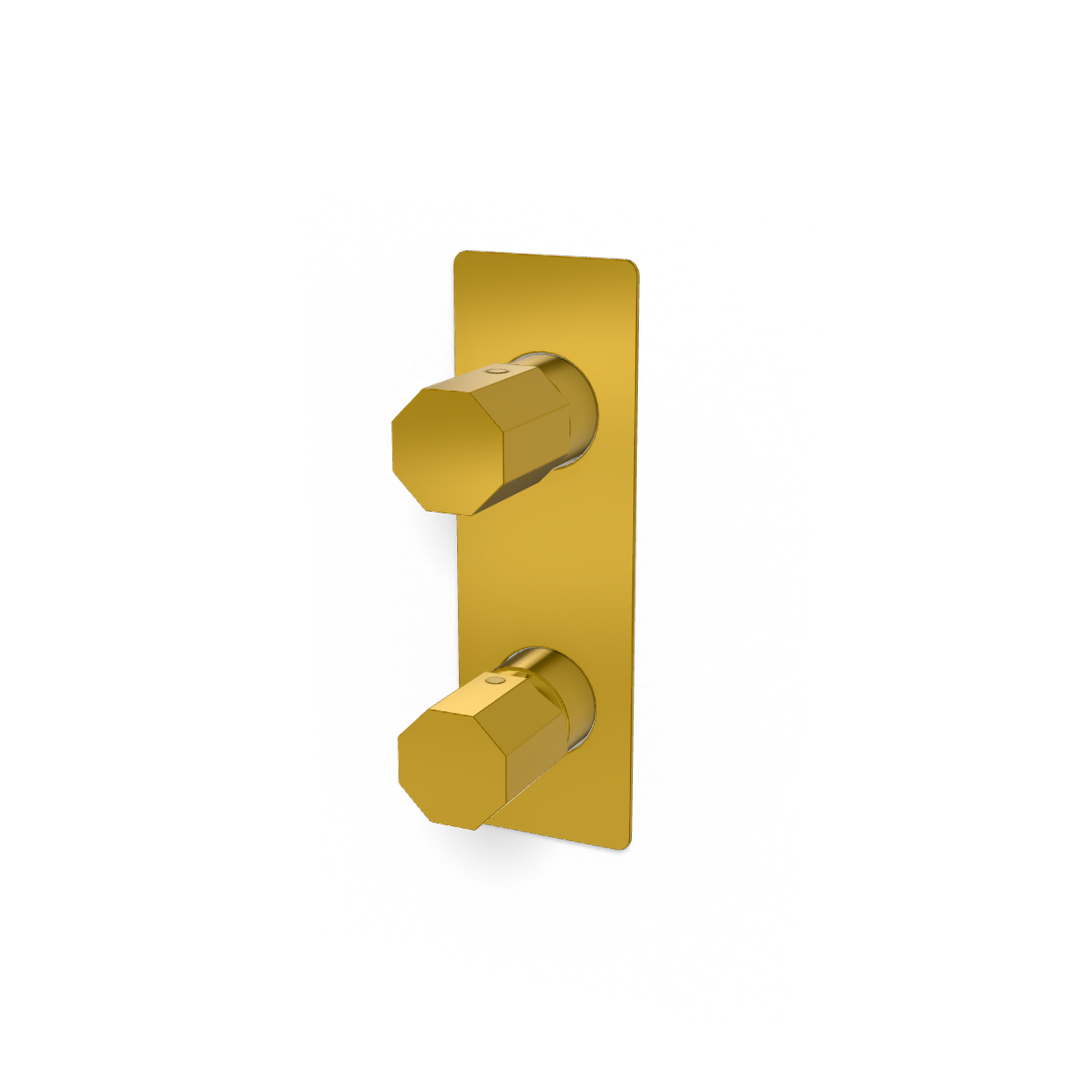 Смеситель для душа Remer Ottagono ON93WBGP, золото глянцевое PVD