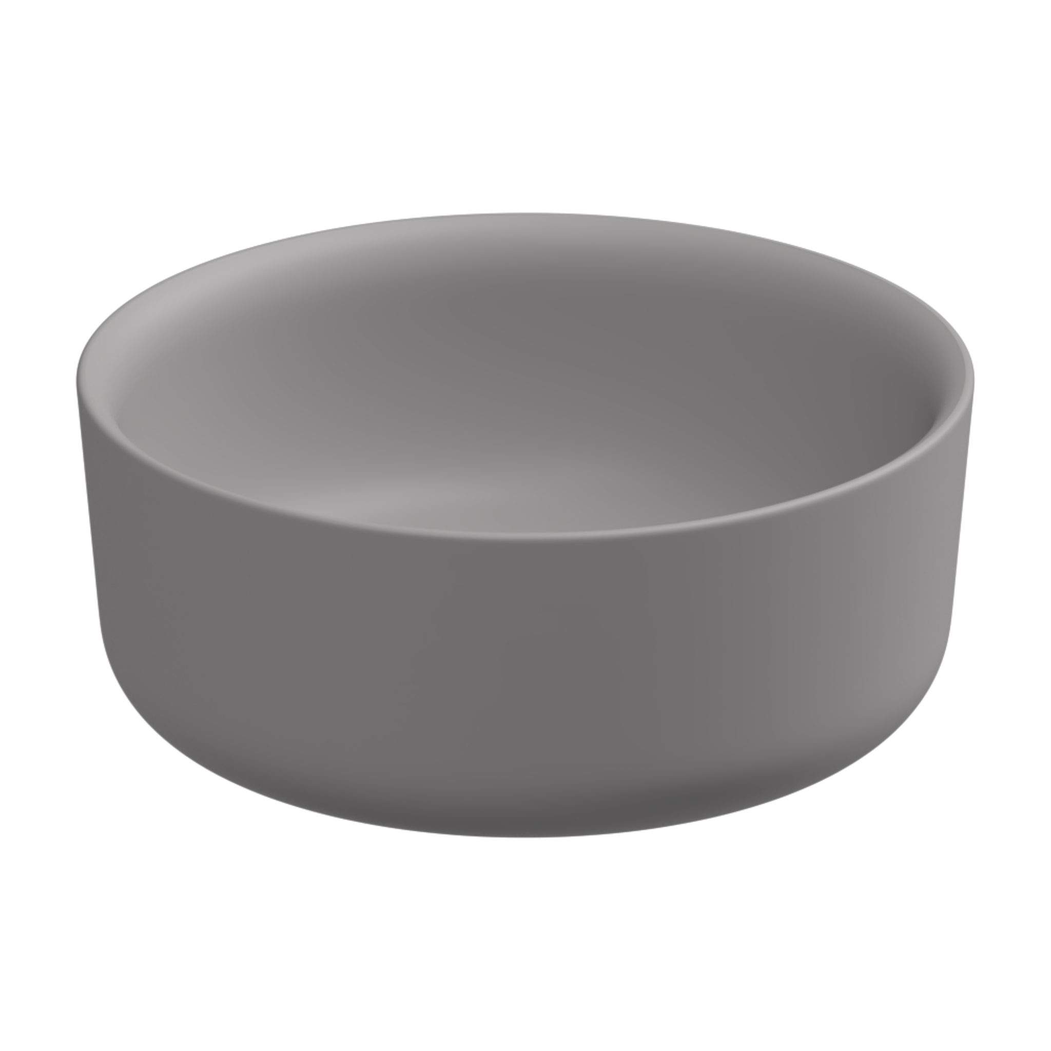 Раковина накладная 42 см GSG Ceramic Design Hit! HILAVRO42038, Fumo Matt