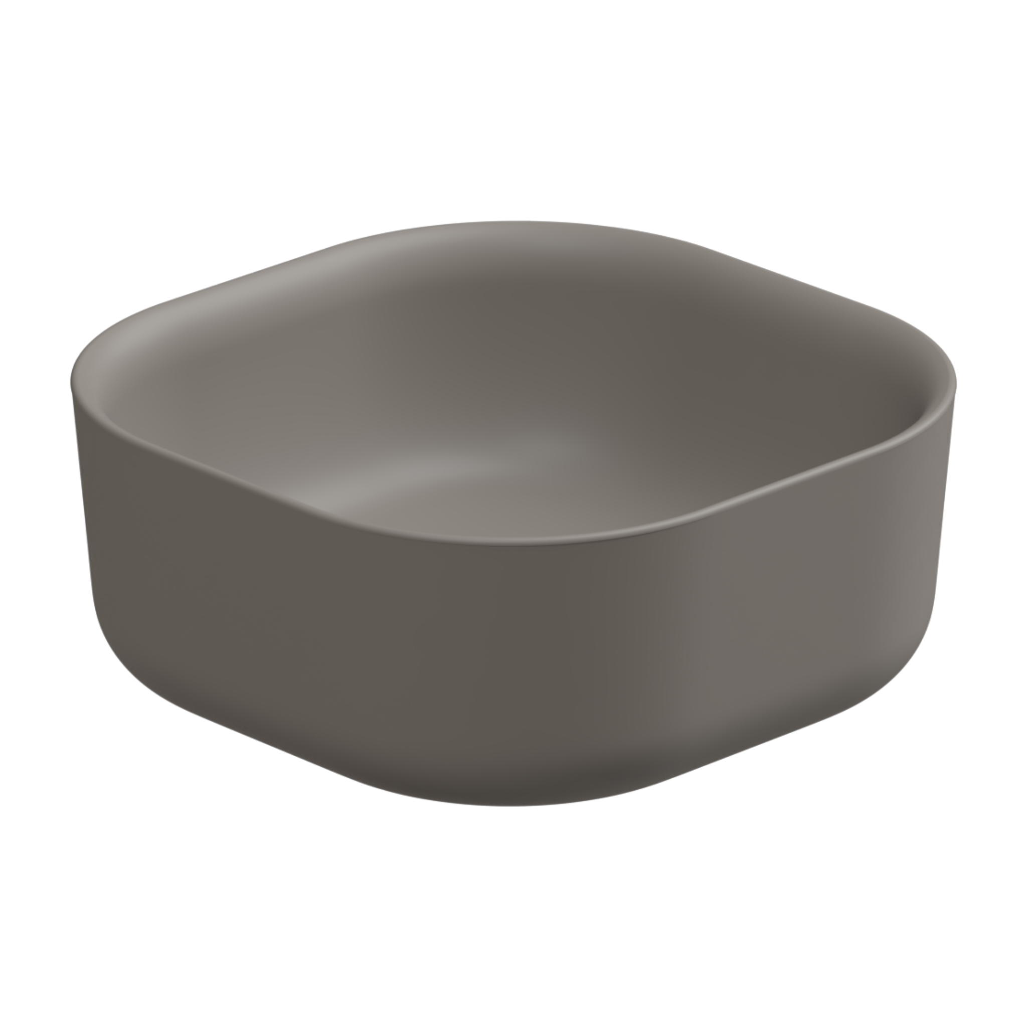 Раковина накладная 42 см GSG Ceramic Design Hit! HILAVQU42030, Cashmere Matt