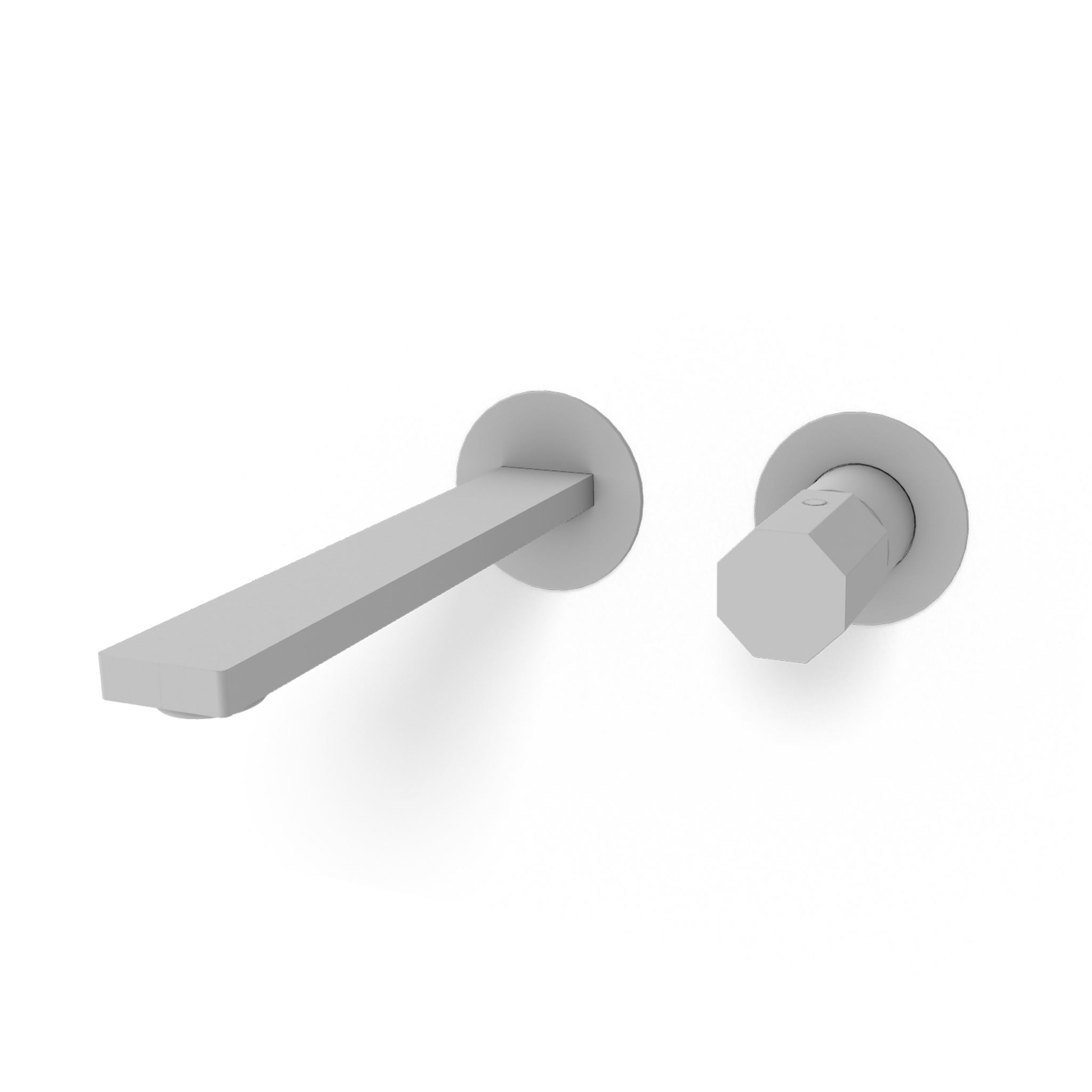 Смеситель для раковины Remer Ottagono ON15PWBBO, белый матовый