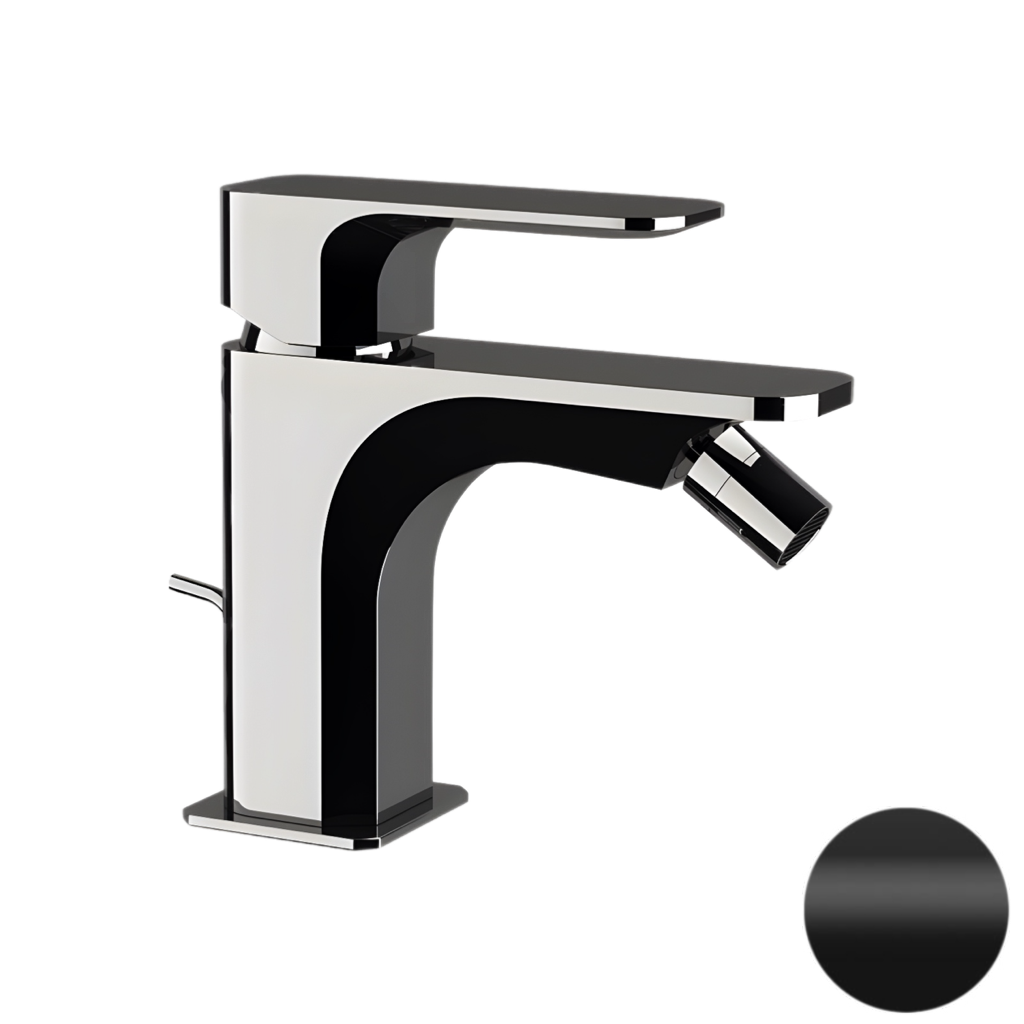 Смеситель для биде Daniel Tiara TA60415, чёрный матовый