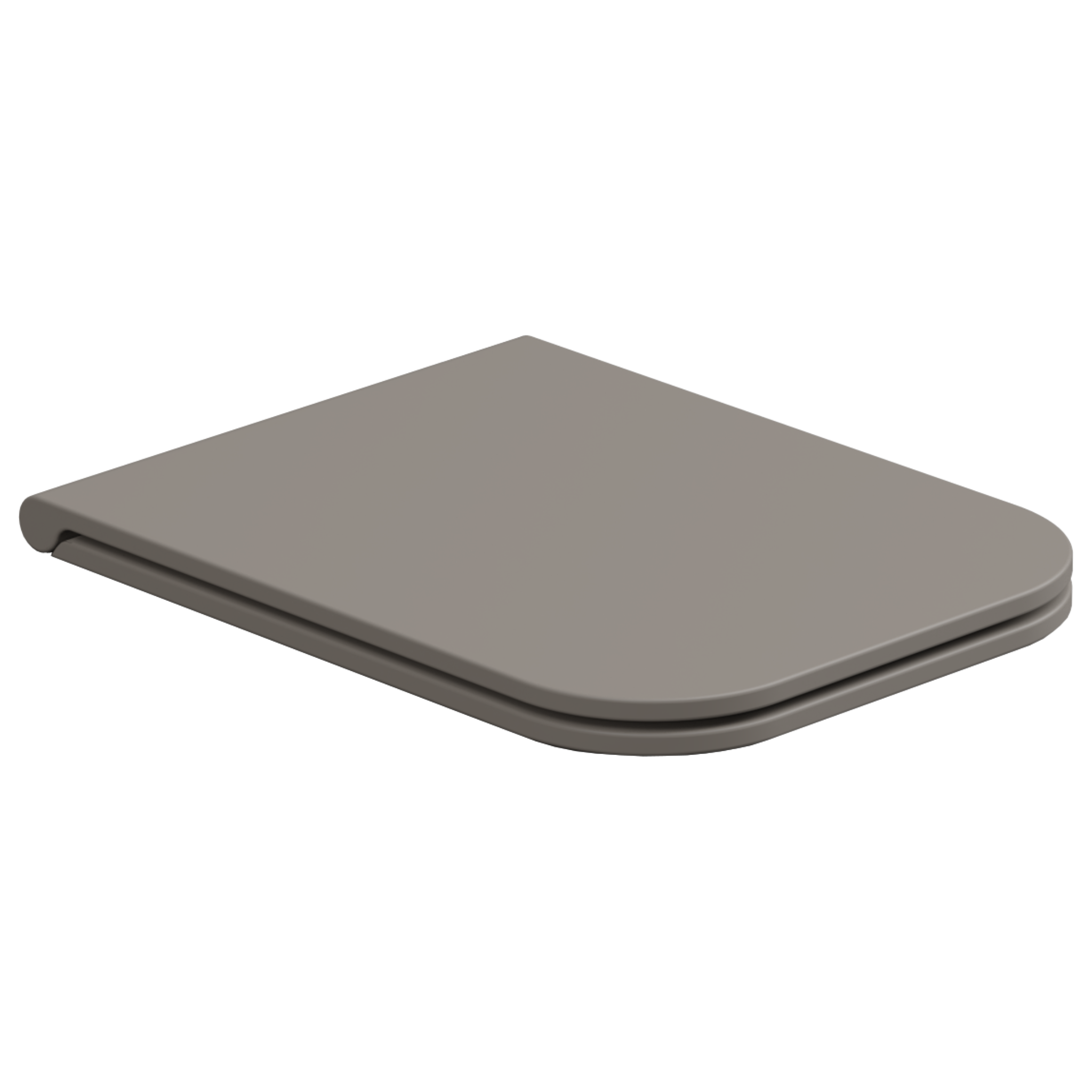 Крышка с сиденьем для подвесного унитаза с микролифтом GSG Ceramic Design Brio BRCOPRSLTICR030, Cashmere Matt