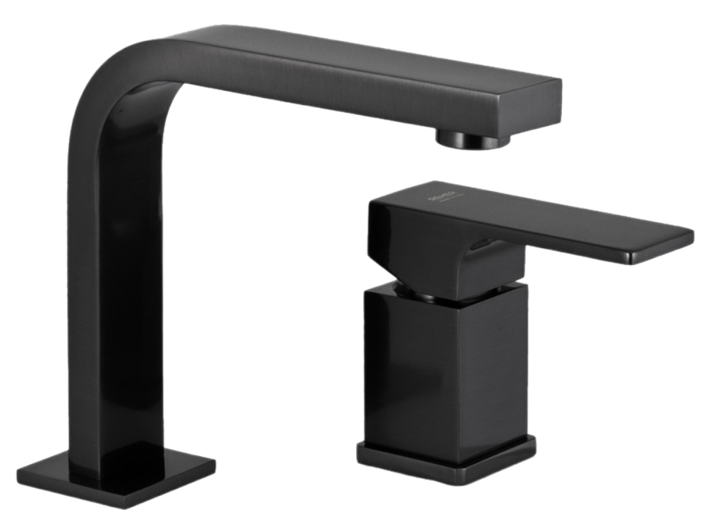 Смеситель для раковины Remer Absolute AU57CFP, чёрный брашированный хром