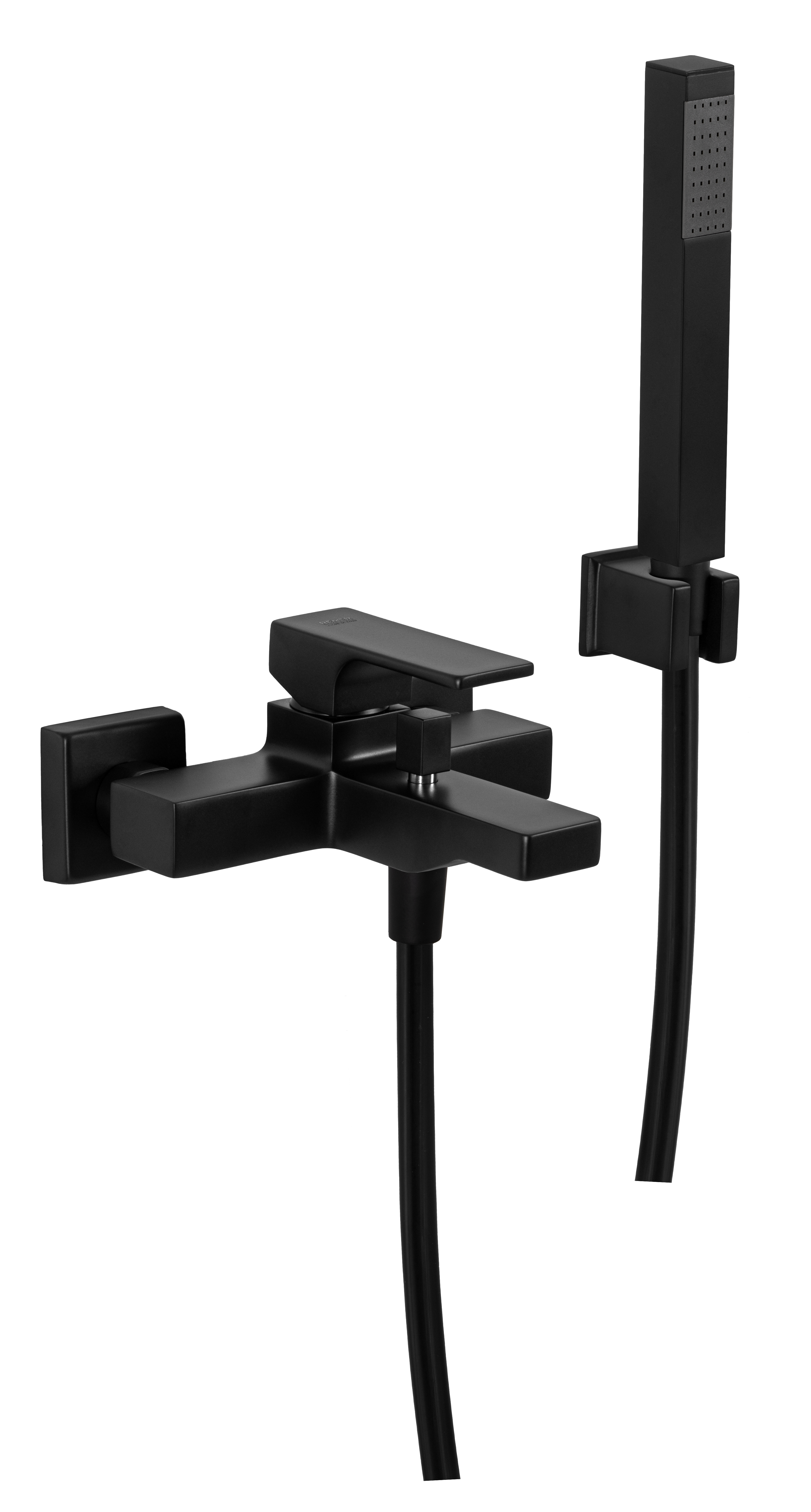 Смеситель для ванны Remer Absolute AU02NO, черный матовый